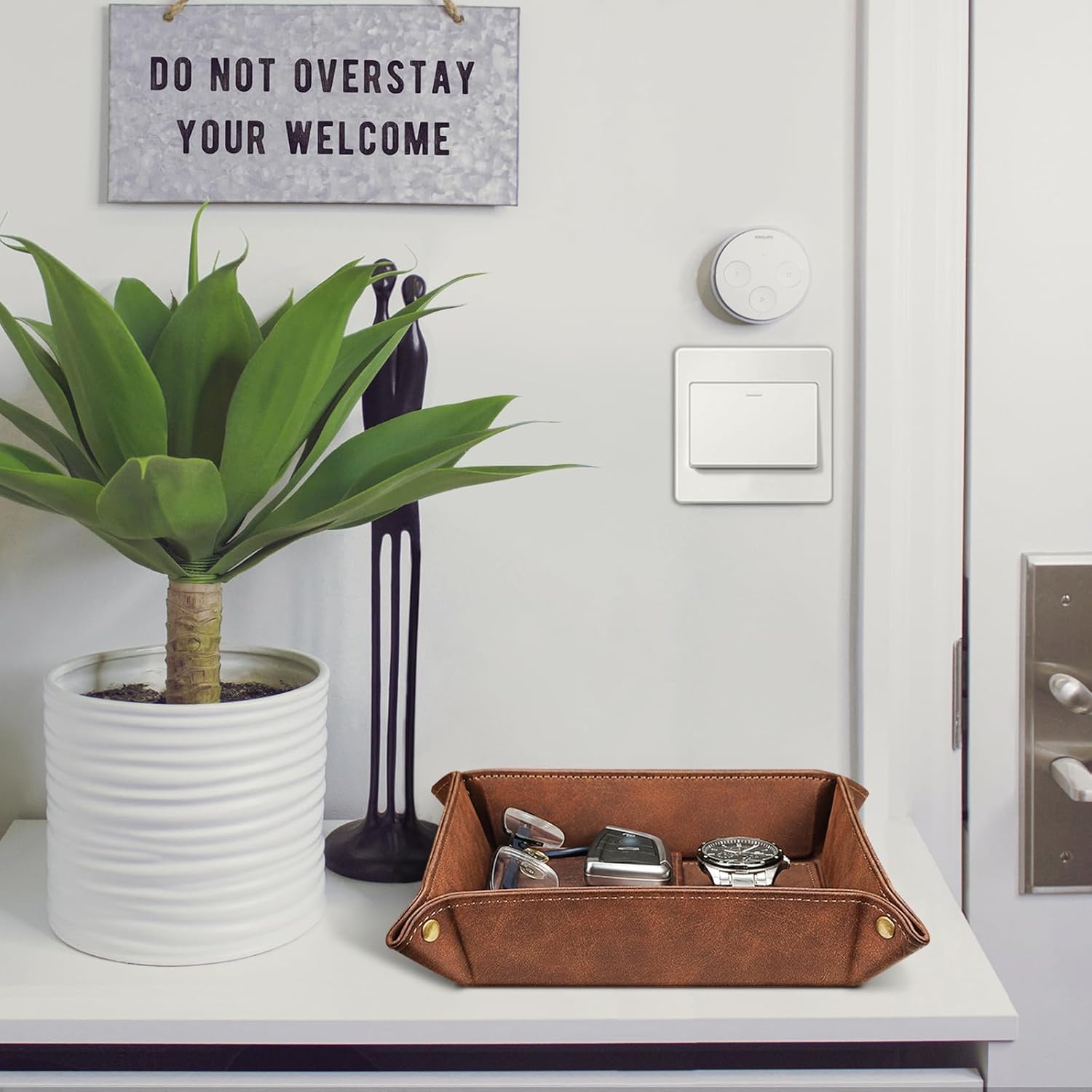 Leather Valet Tray - Abbycart