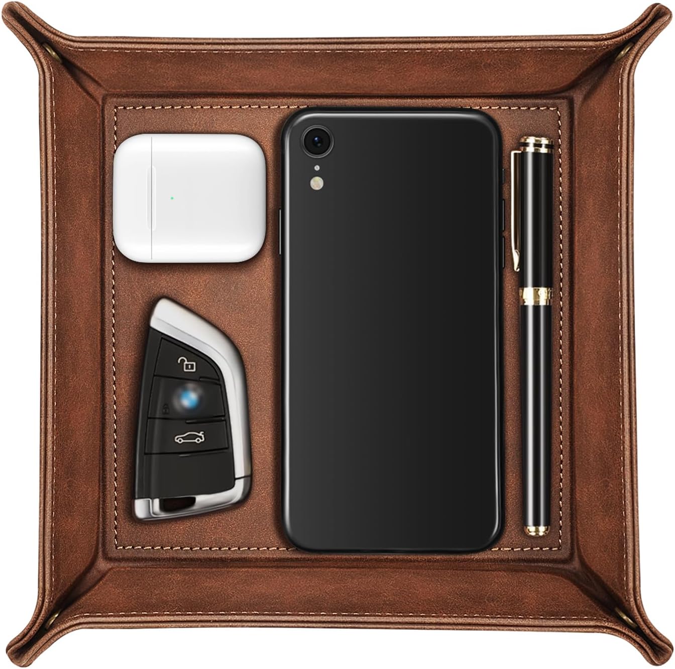 Leather Valet Tray - Abbycart