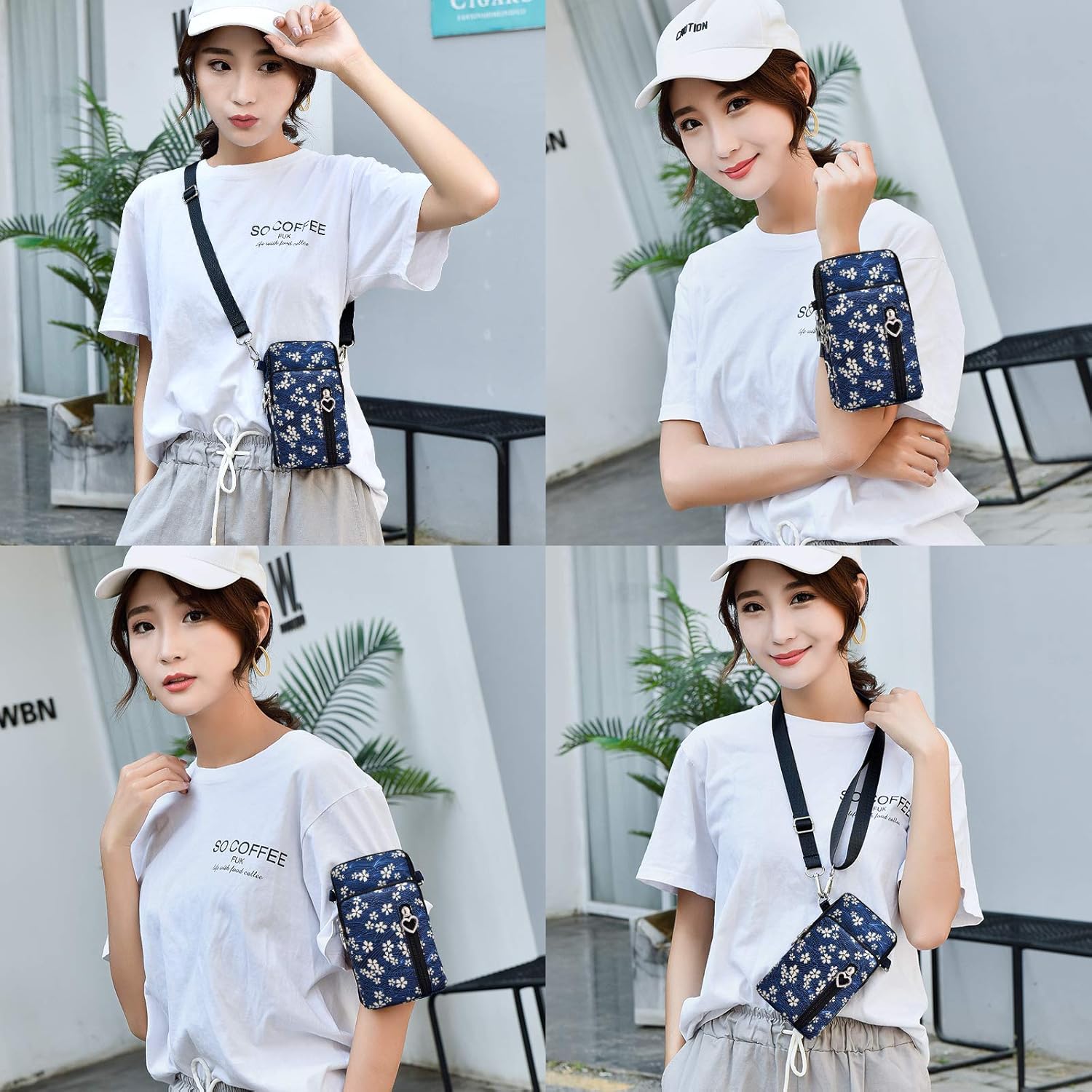 BIAOTIE Lightweight Small Crossbody bags Cell Phone Purses Travel Pouch Shoulder Bag for Women