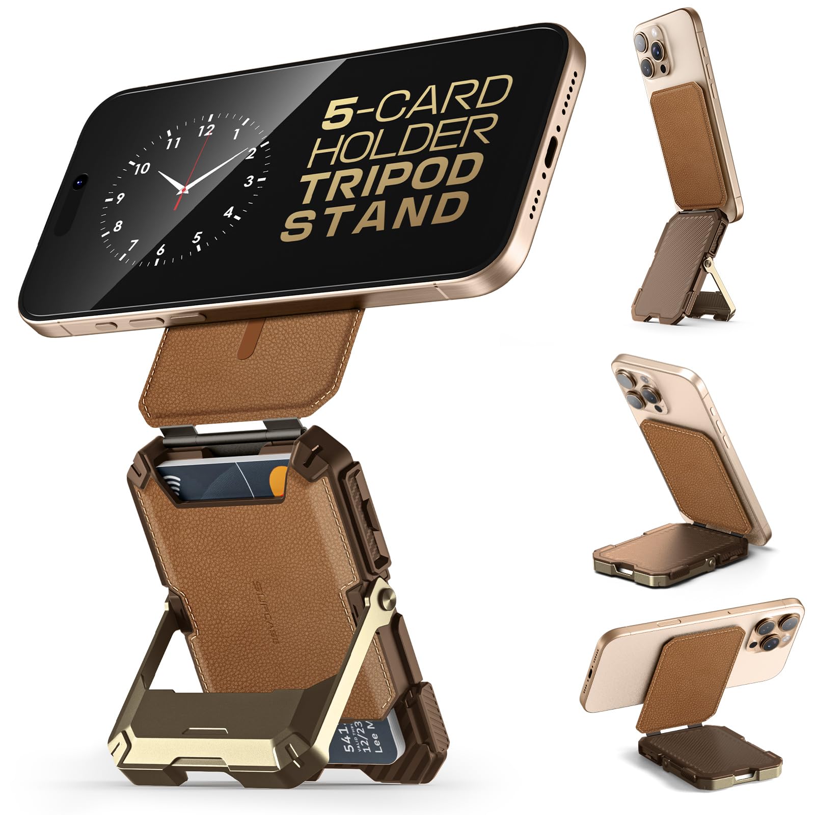 MagSafe AirTag Wallet & Phone Stand – RFID Card Holder - Abbycart