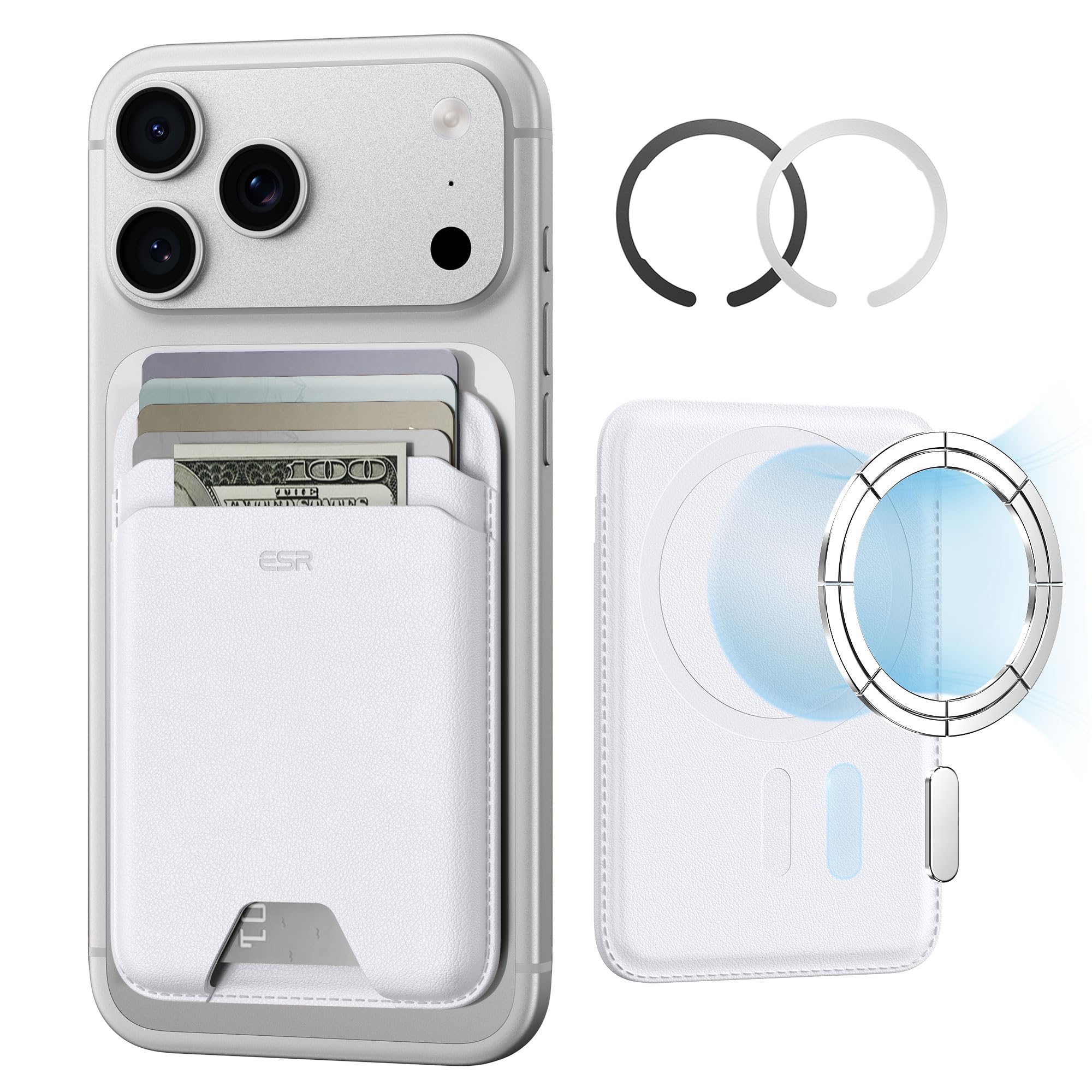 MagSafe Wallet Card Holder RFID Blocking Slim Magnetic Wallet