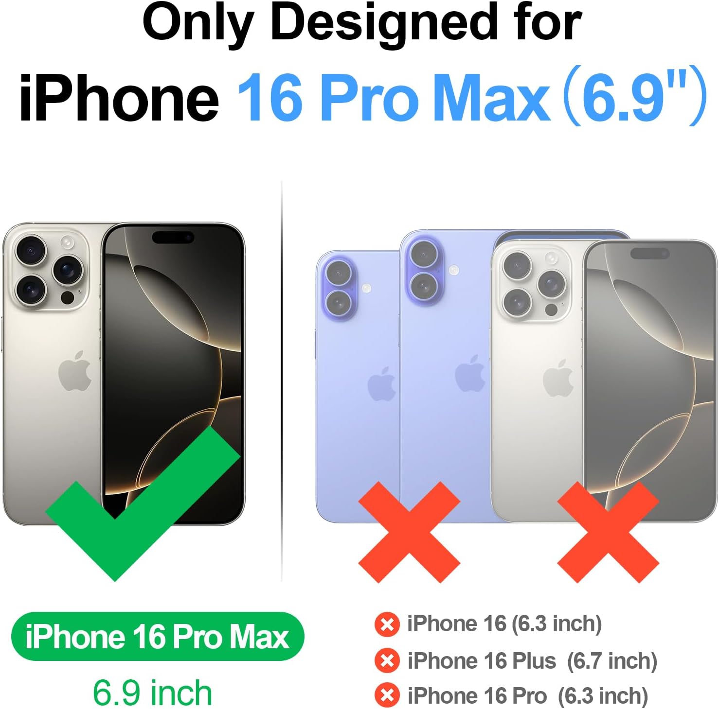 MagSafe Wallet Case iPhone 16 Pro Max – RFID, AirTag, Kickstand - Abbycart