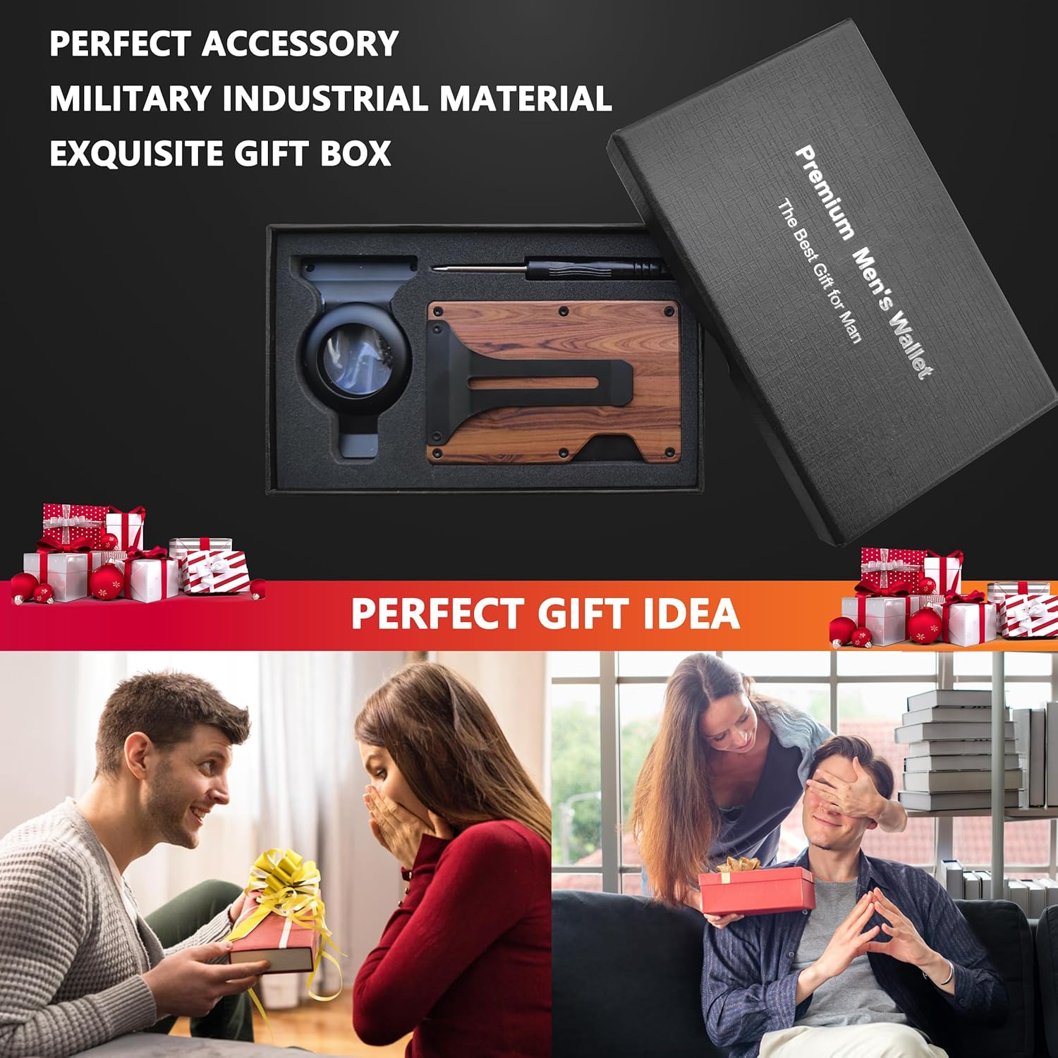 MagSafe Wallet for iPhone 15/14/13 – RFID Blocking, AirTag Holder & Money Clip - Abbycart