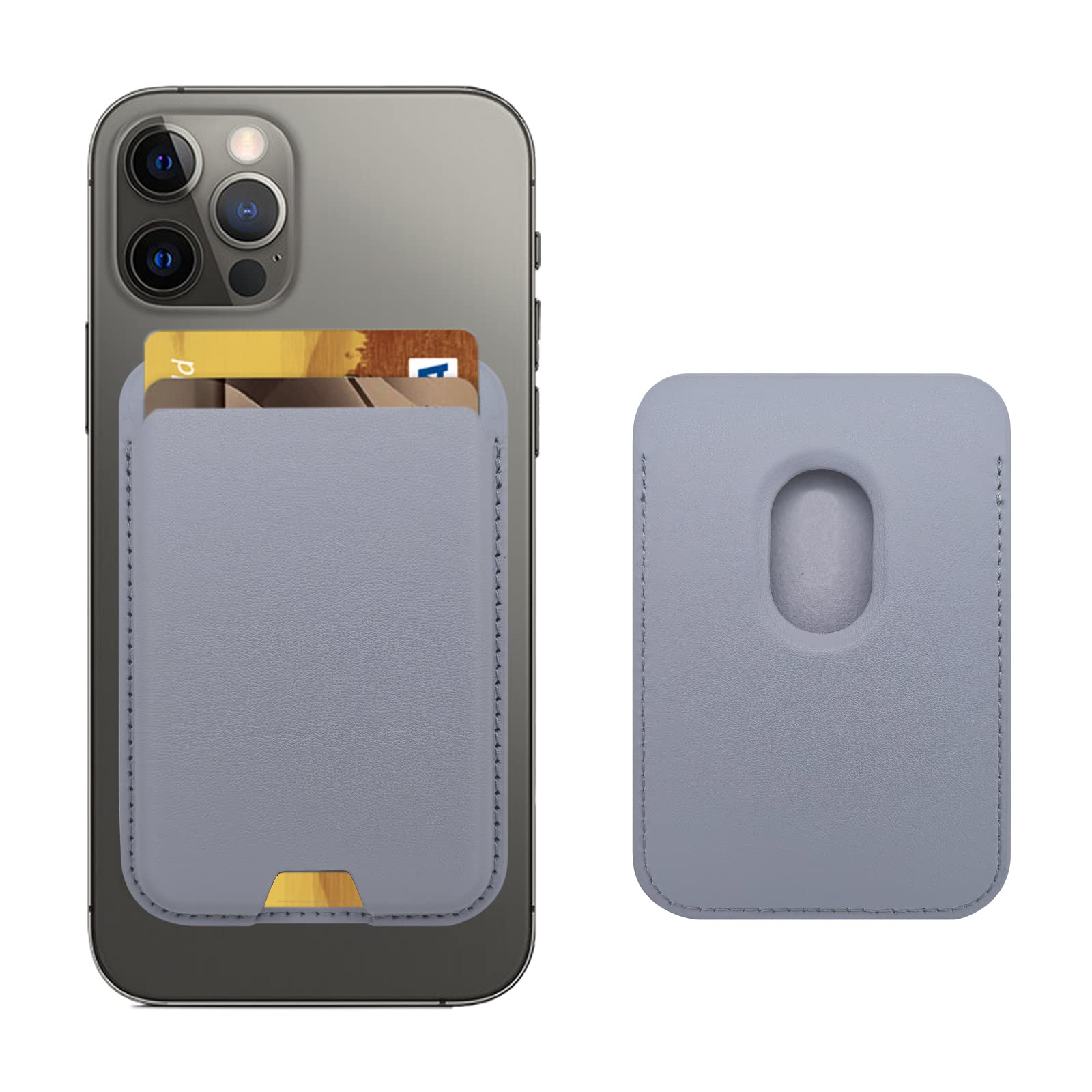 MagSafe Wallet for iPhone | Magnetic Leather Card Holder Compatible with iPhone 17 16 15 14 13 12 Pro Max Slim Wallet Gift for Him