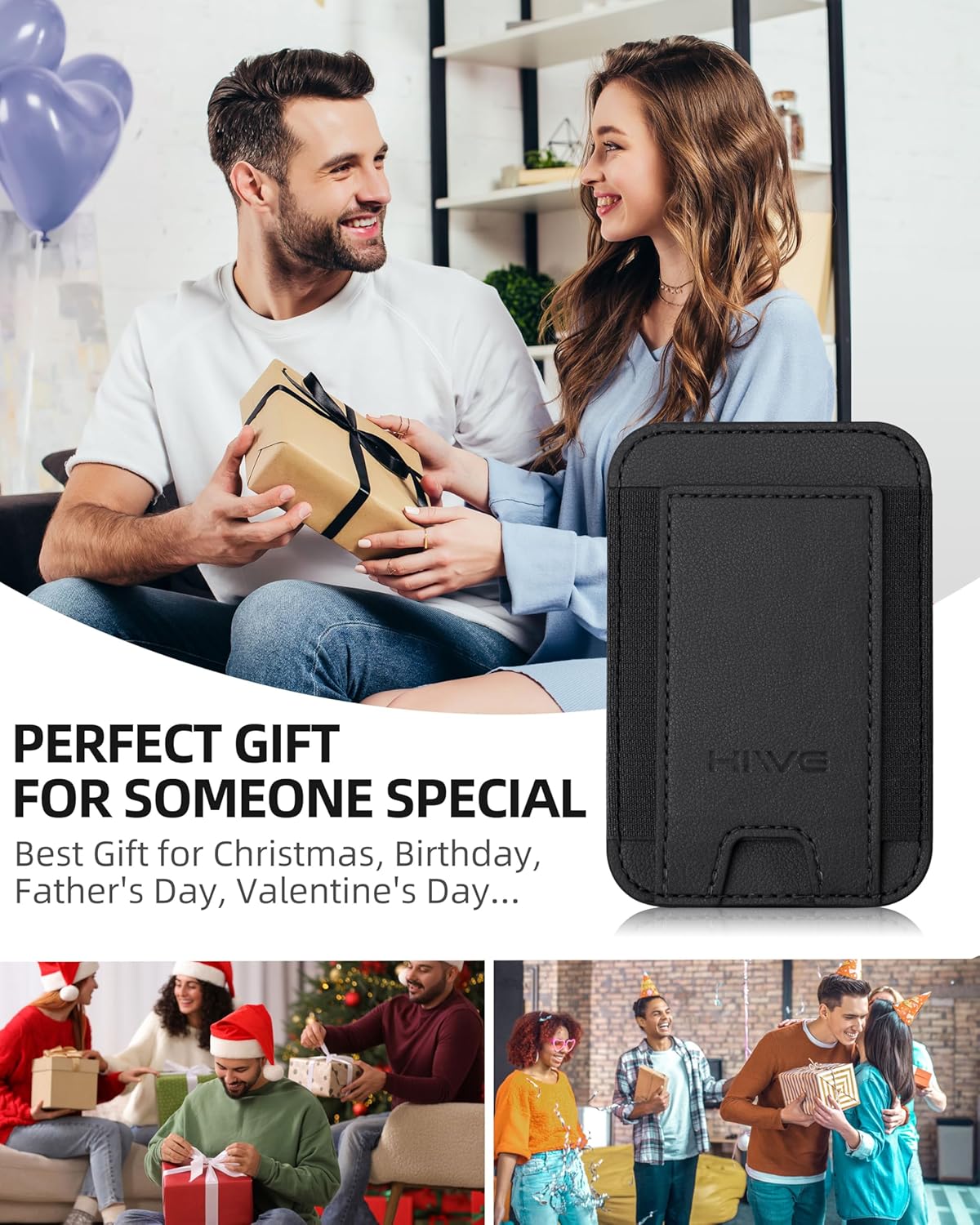 MagSafe Wallet for iPhone – Strong Magnetic Slim RFID Card Case - Abbycart