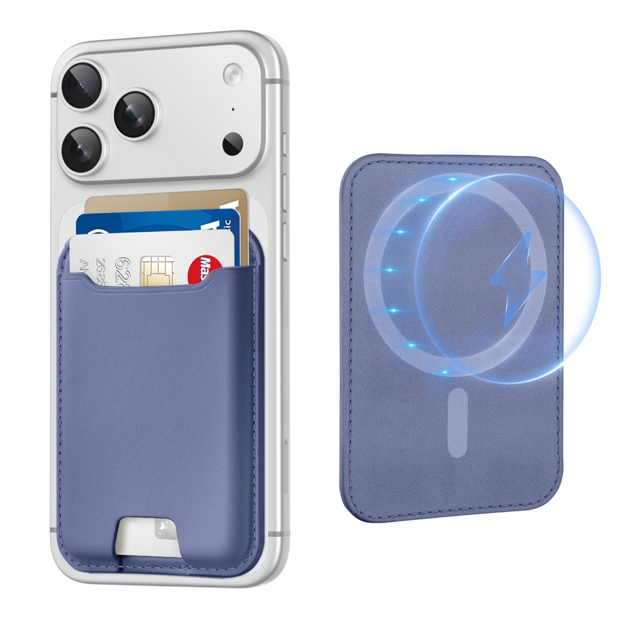 MagSafe Wallet Magnetic Card Holder iPhone RFID Leather Slim