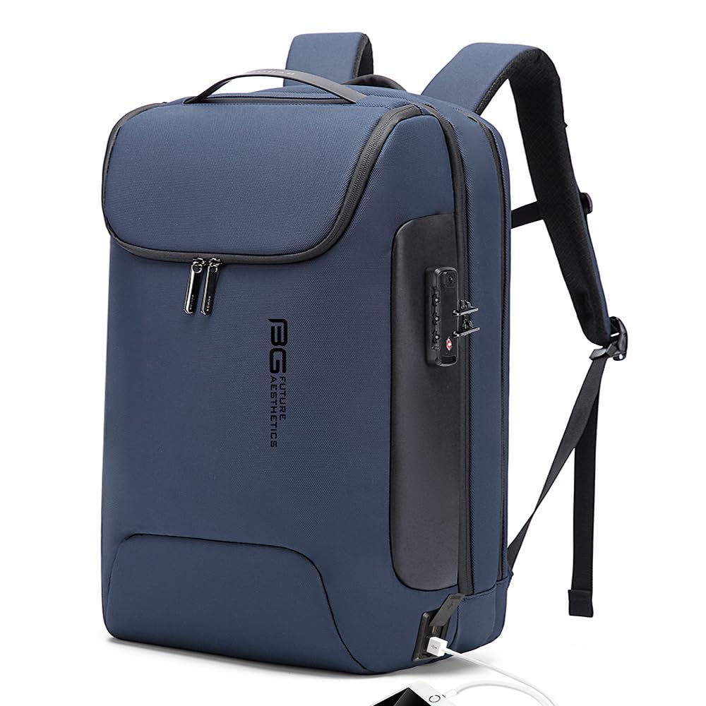 Men's Anti Theft Waterproof Laptop Backpack with USB 17.3