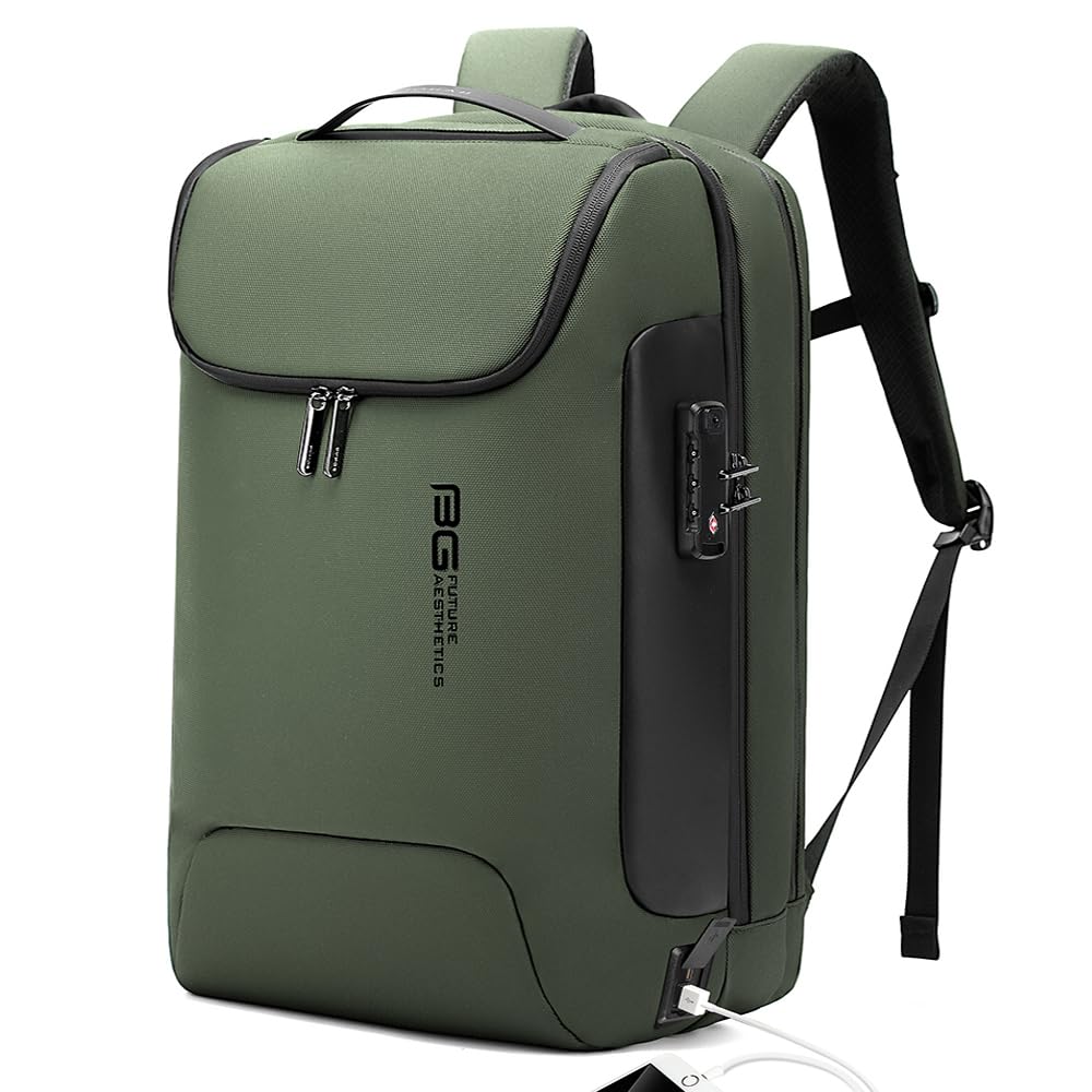 Men's Anti Theft Waterproof Laptop Backpack with USB 17.3