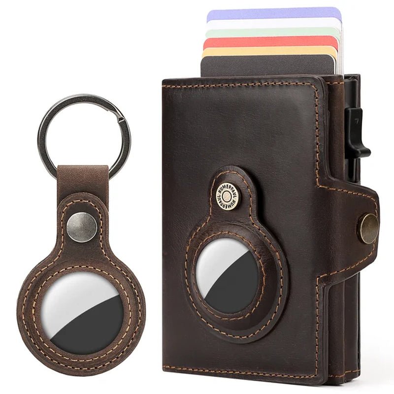 AirTag Wallet for Men – RFID Blocking Slim Card Holder