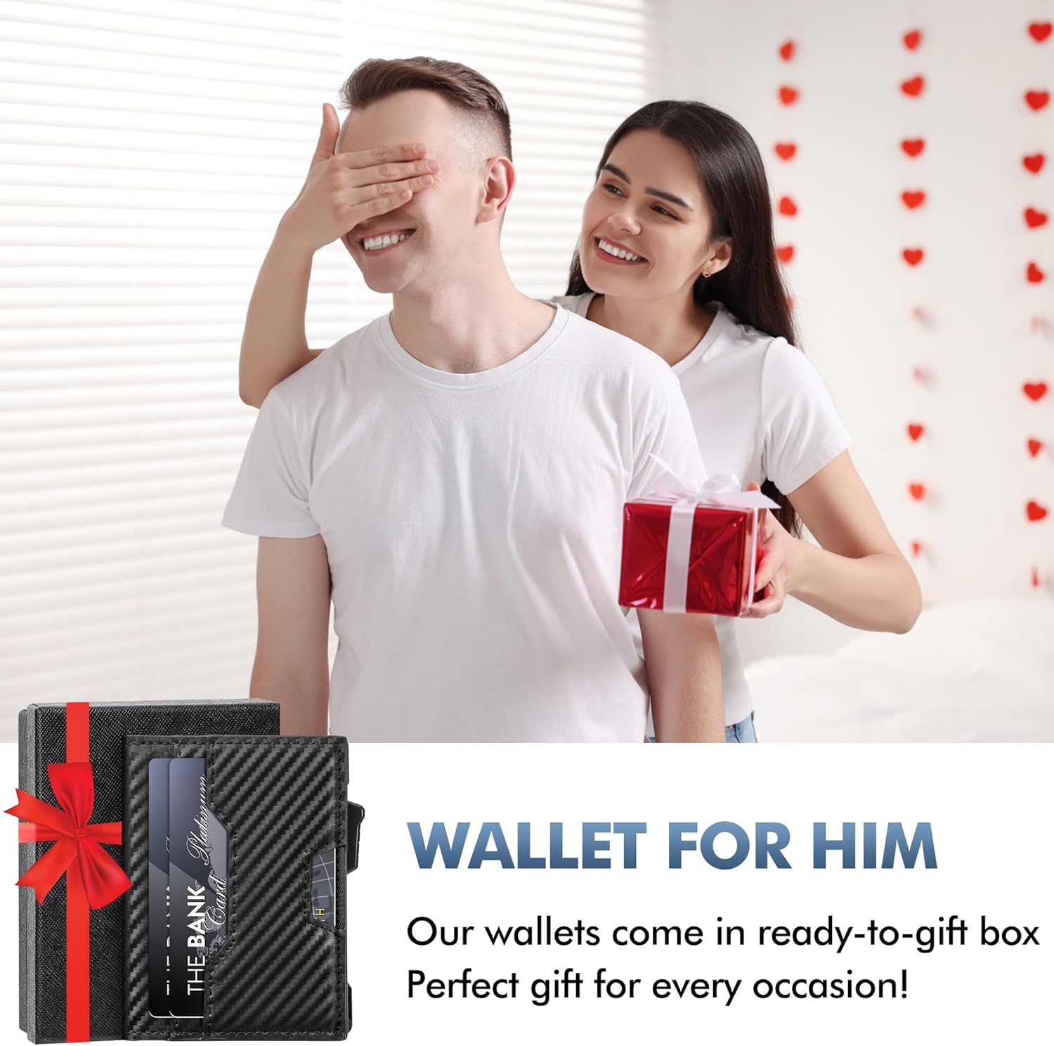 Minimalist Men’s Wallet with Smart Pop - Up Mechanism - Abbycart