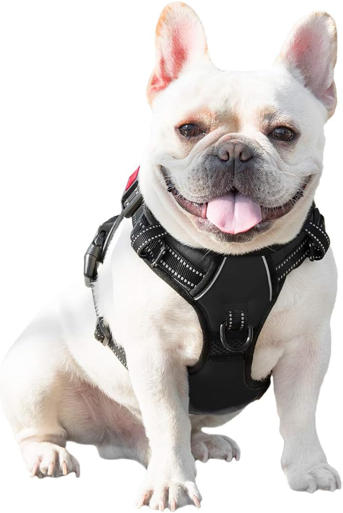 No Pull Dog Harness Reflective Adjustable with Handle & Clips