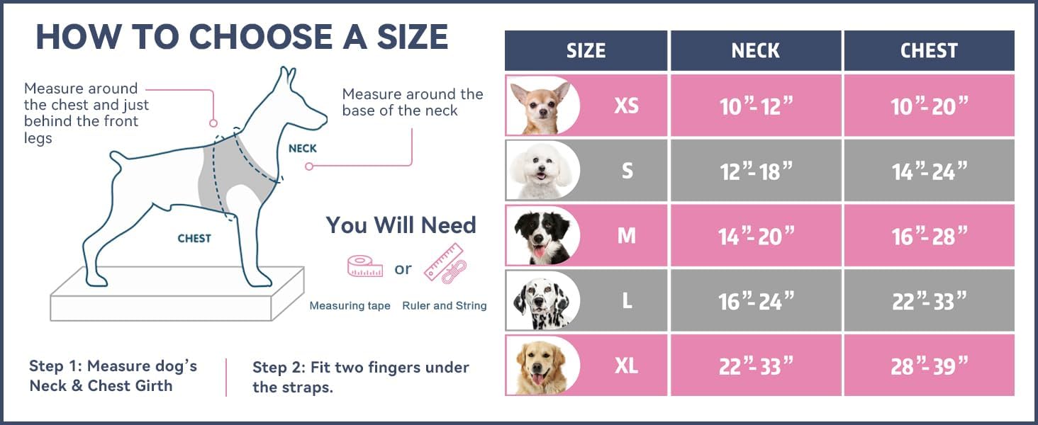 No Pull Dog Harness Reflective Adjustable with Handle & Clips