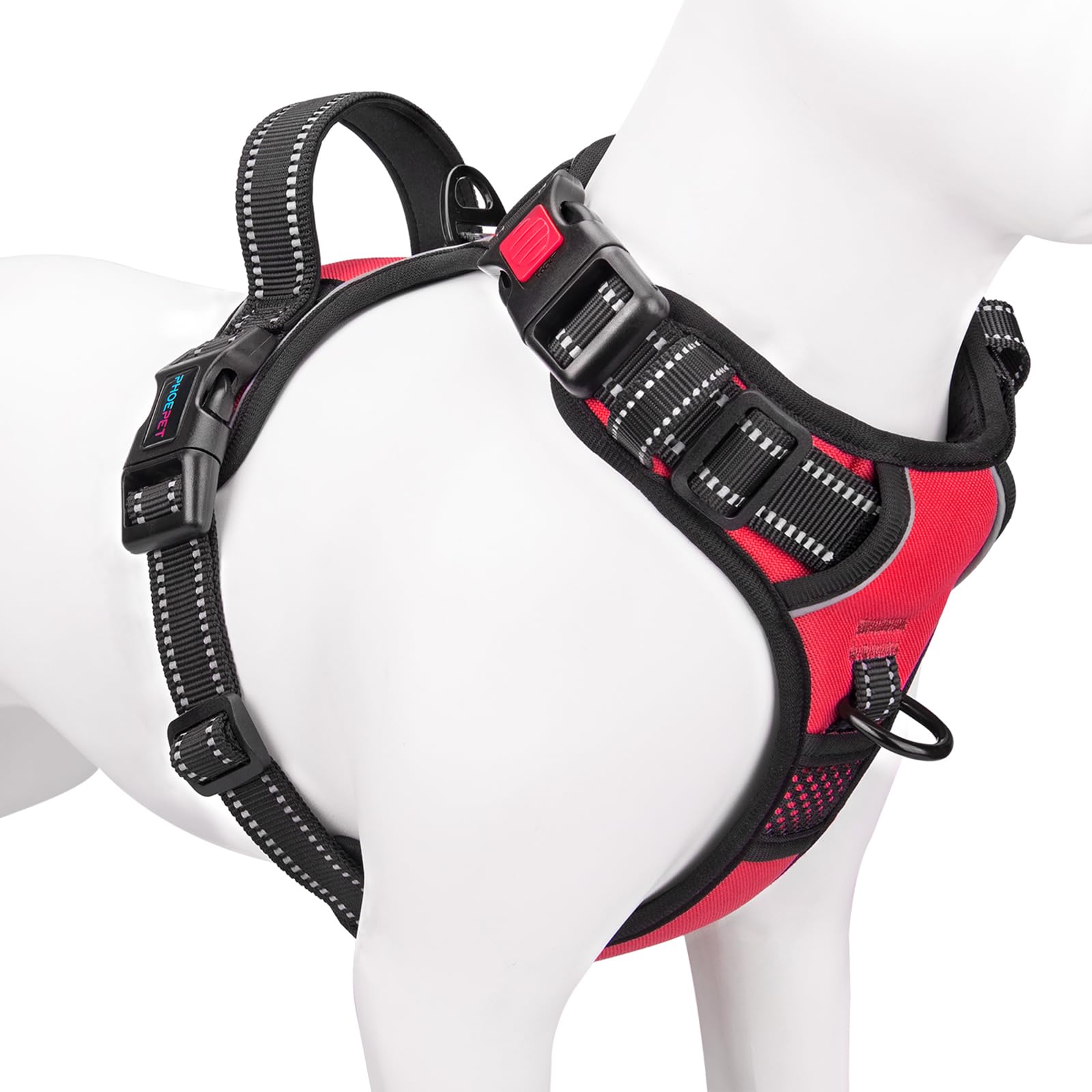 No Pull Dog Harness Reflective Adjustable with Handle & Clips
