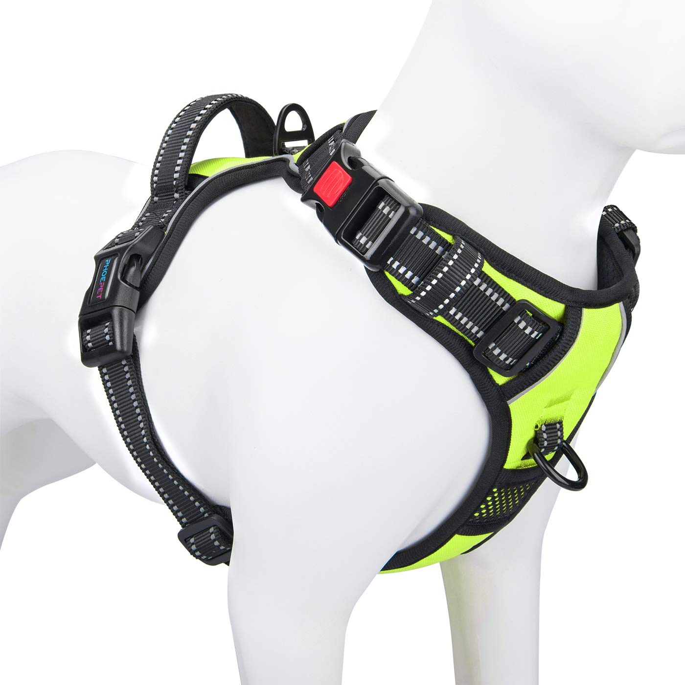 No Pull Dog Harness Reflective Adjustable with Handle & Clips