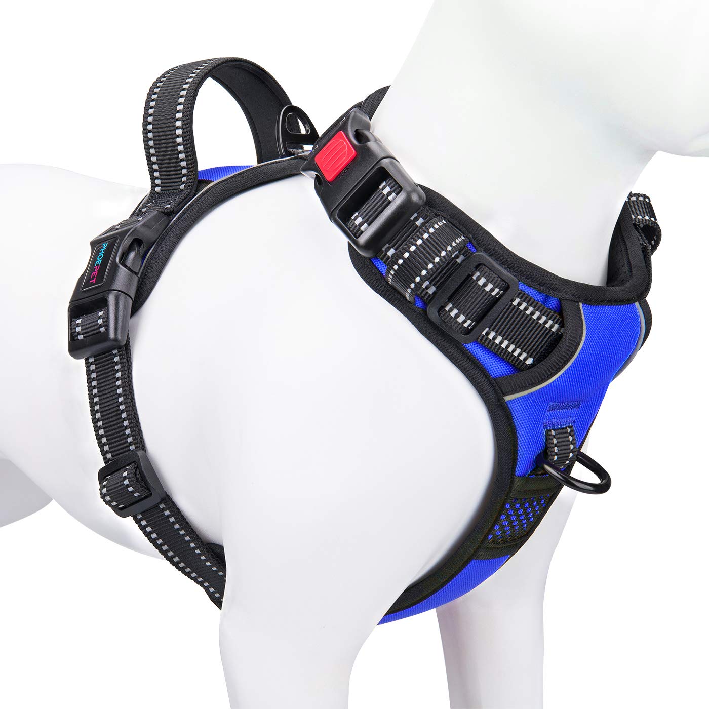 No Pull Dog Harness Reflective Adjustable with Handle & Clips