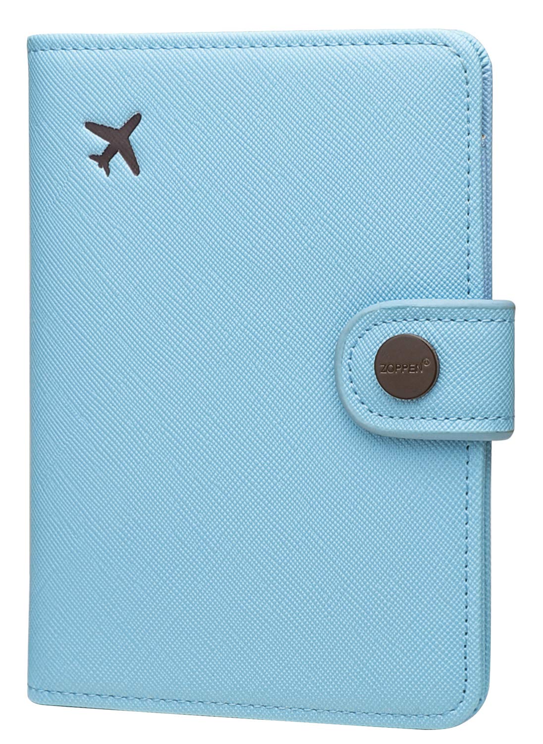 Pink RFID Passport Holder Travel Wallet for Women with Card Slots