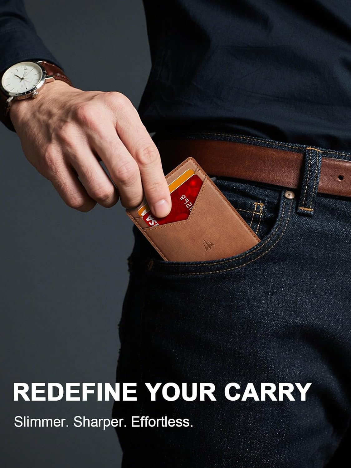 Pop - Up Wallet for Men – RFID Blocking Slim Card Holder - Abbycart