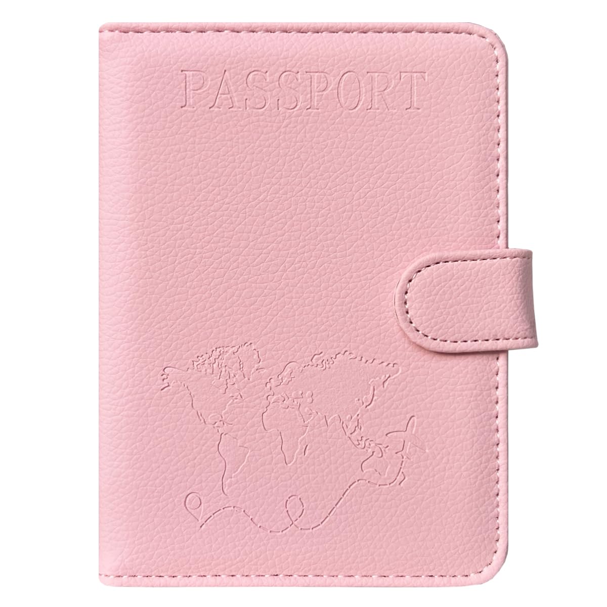 RFID Blocking Passport Holder Travel Wallet for Men & Women Black
