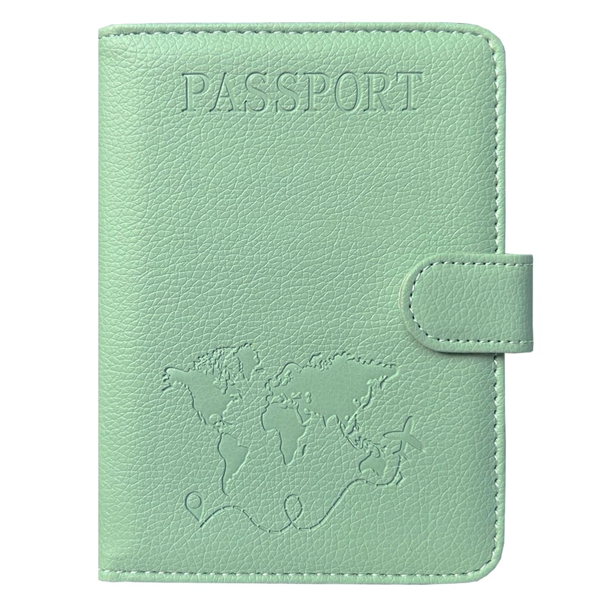 RFID Blocking Passport Holder Travel Wallet for Men & Women Black