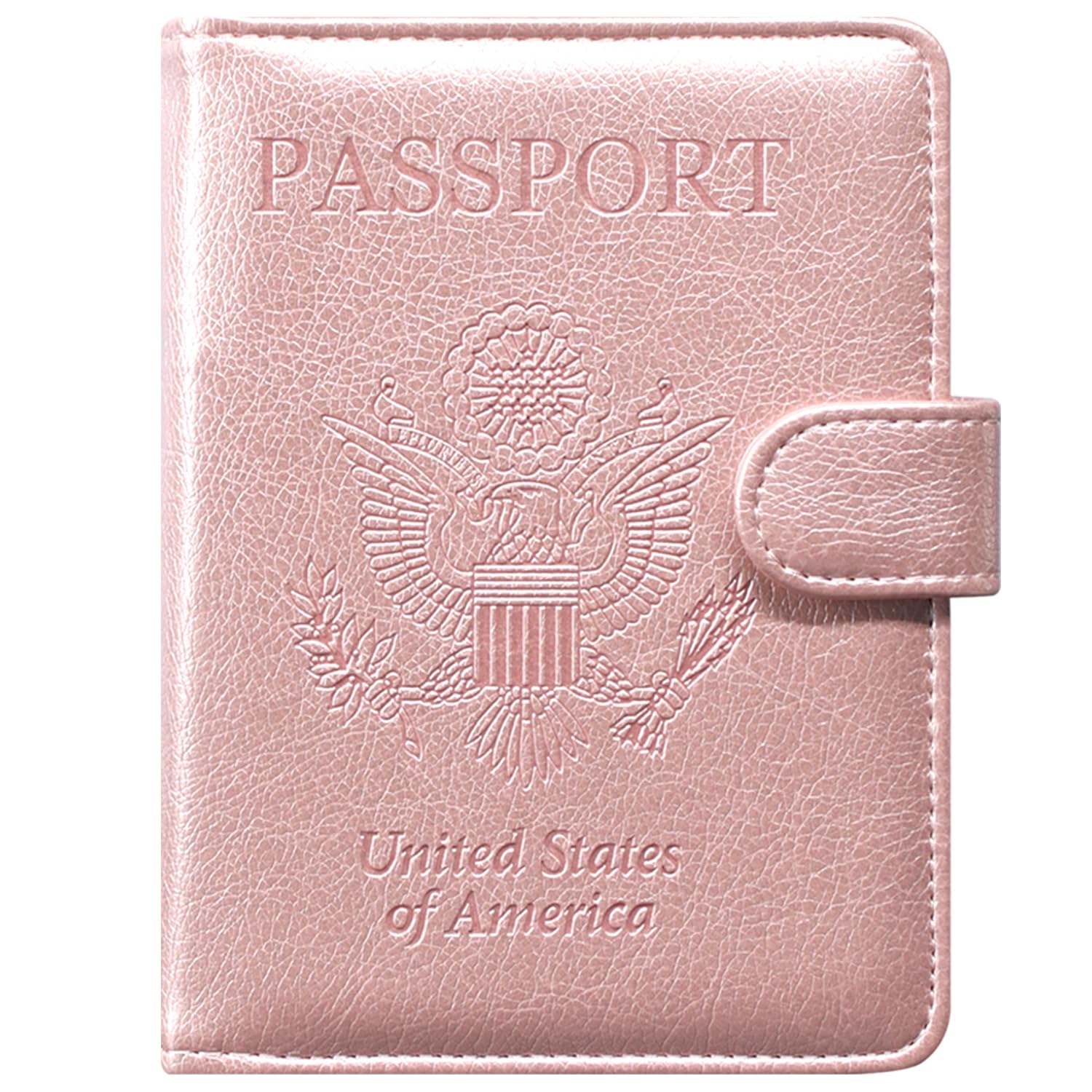 RFID Blocking Passport Holder Travel Wallet for Men & Women Black