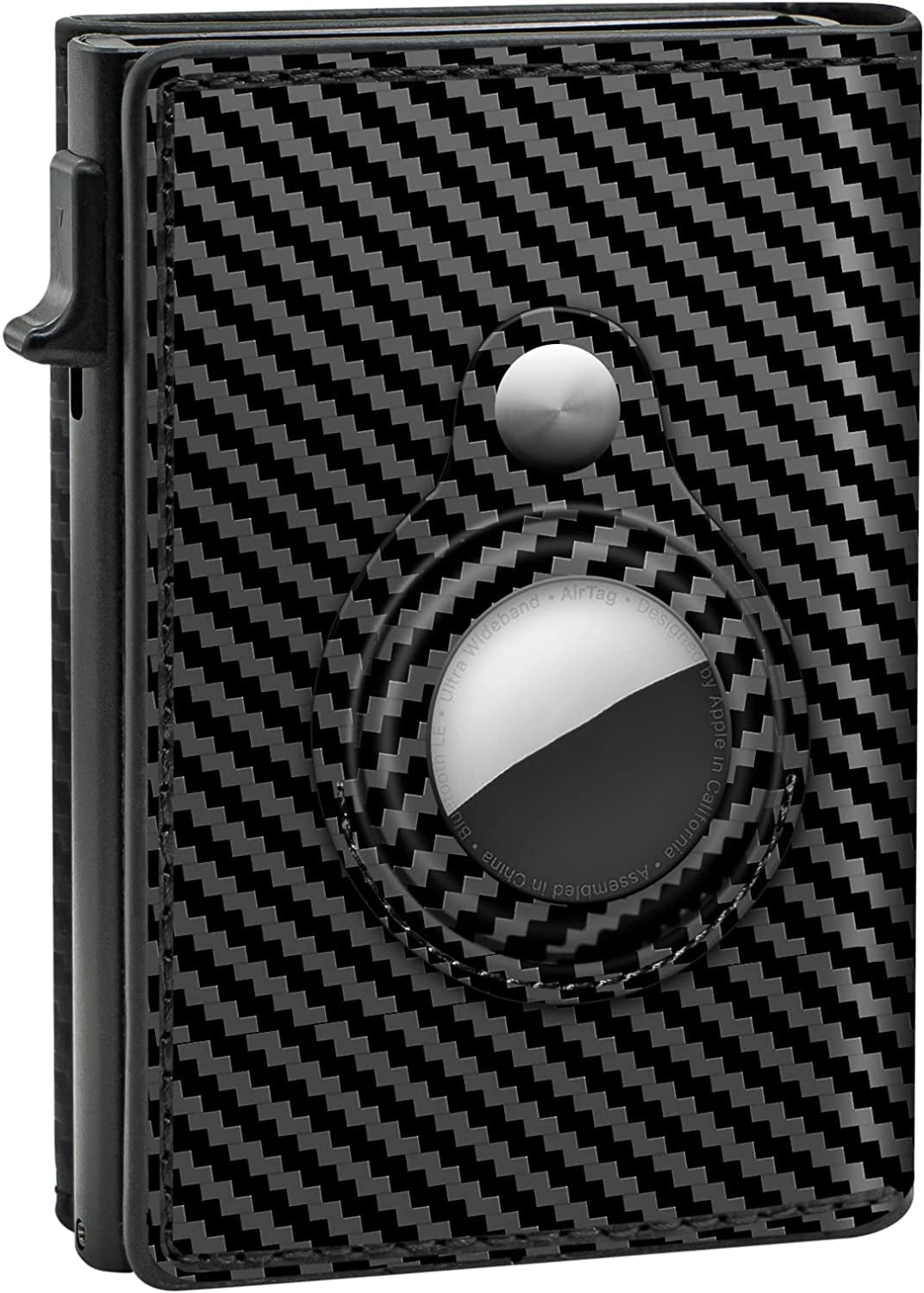RFID Leather AirTag Wallet - Slim, Secure Card Holder for Men - Abbycart