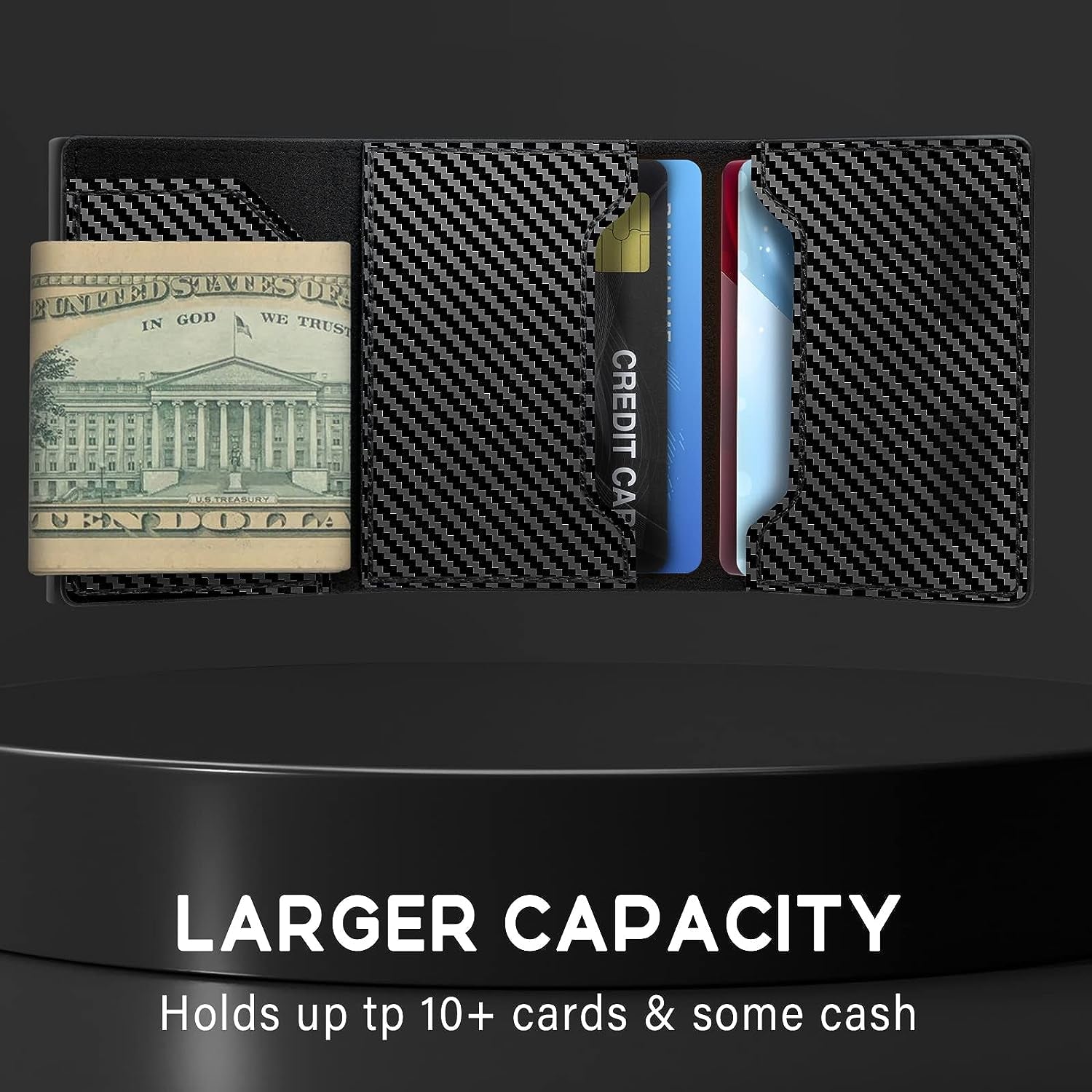 RFID Leather AirTag Wallet - Slim, Secure Card Holder for Men - Abbycart