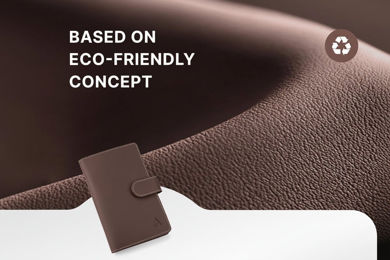 RFID Leather Family Passport Holder with AirTag Slot & Travel Wallet