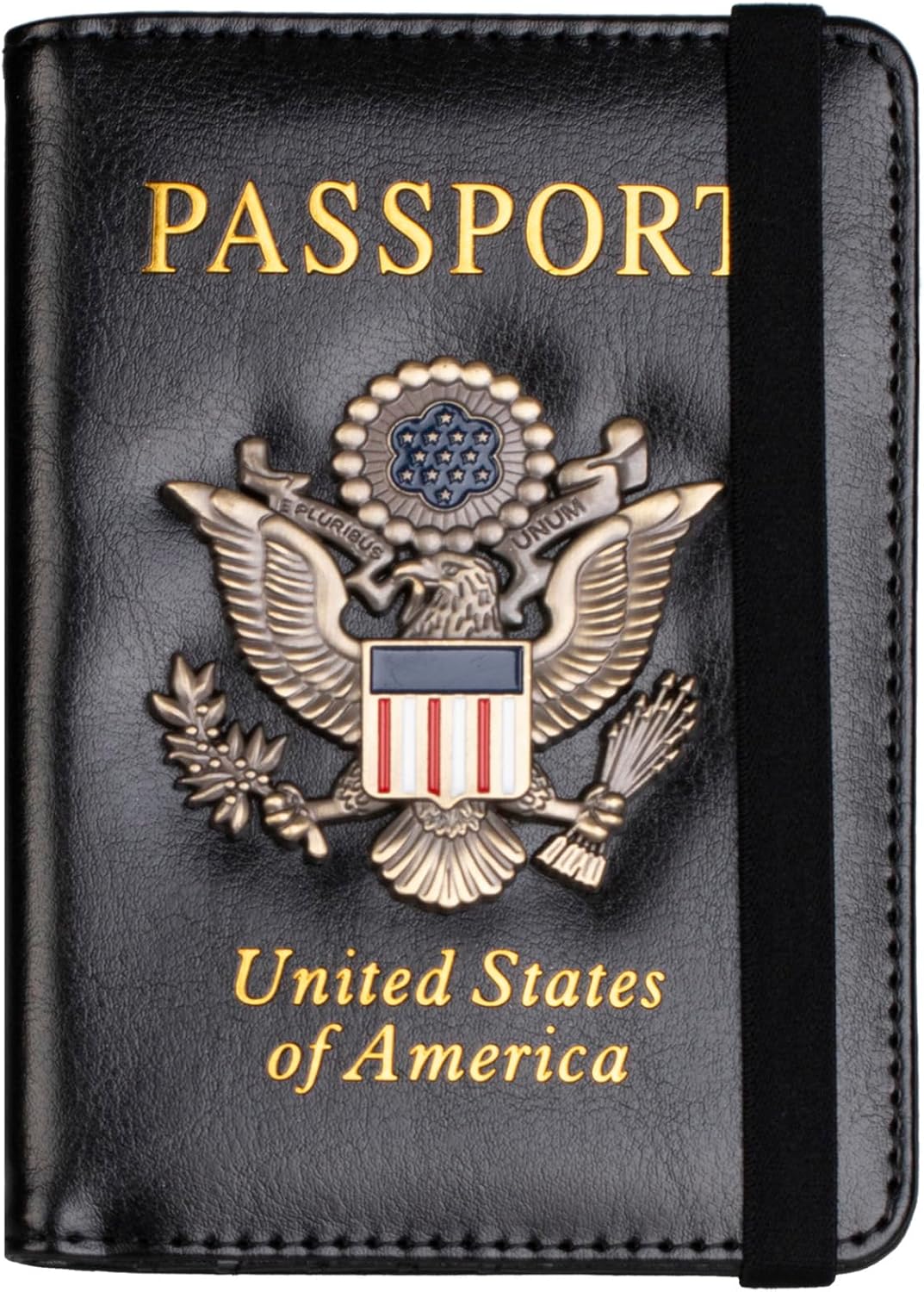 RFID Passport Holder Travel Wallet with Card Slots for Men Women