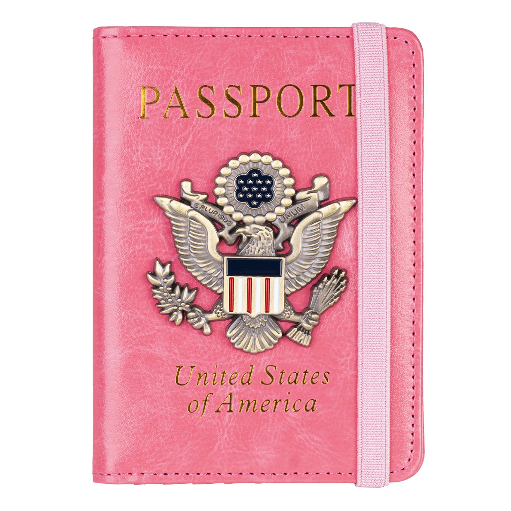 RFID Passport Holder Travel Wallet with Card Slots for Men Women