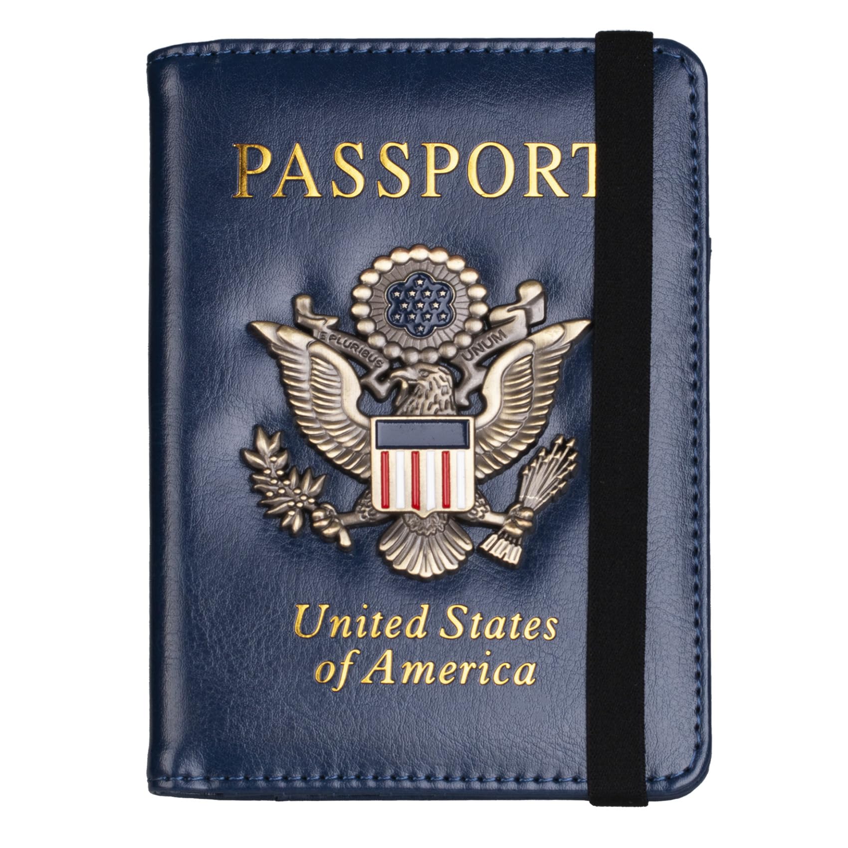 RFID Passport Holder Travel Wallet with Card Slots for Men Women