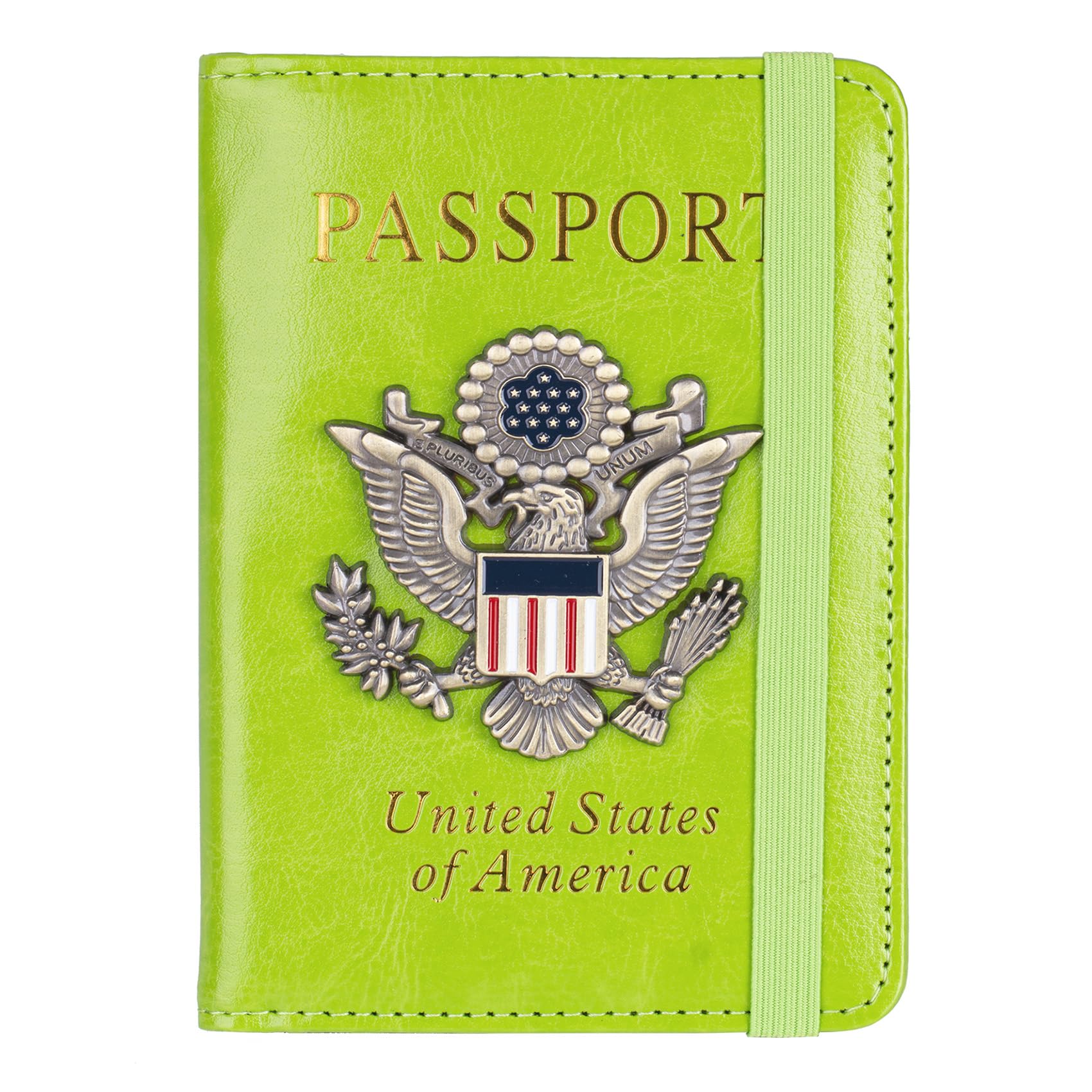 RFID Passport Holder Travel Wallet with Card Slots for Men Women