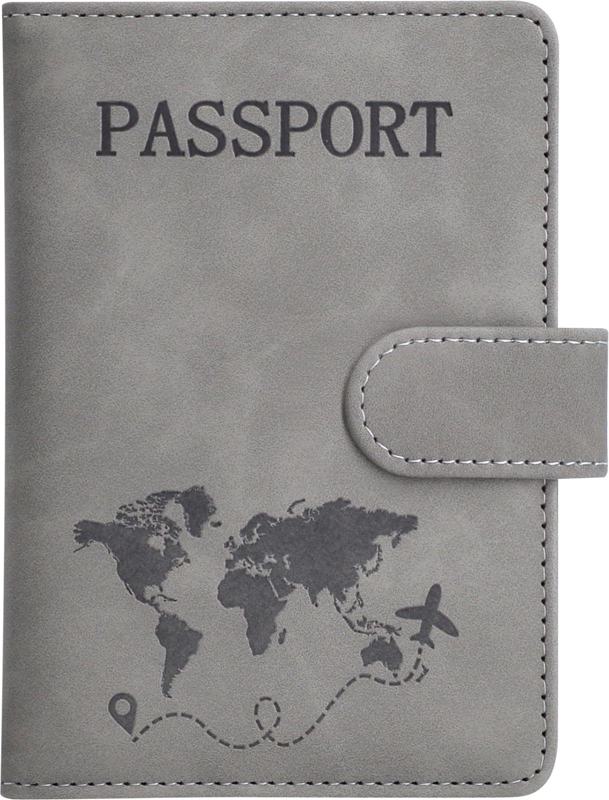RFID Passport Holder Wallet with Card Slots Travel Cover