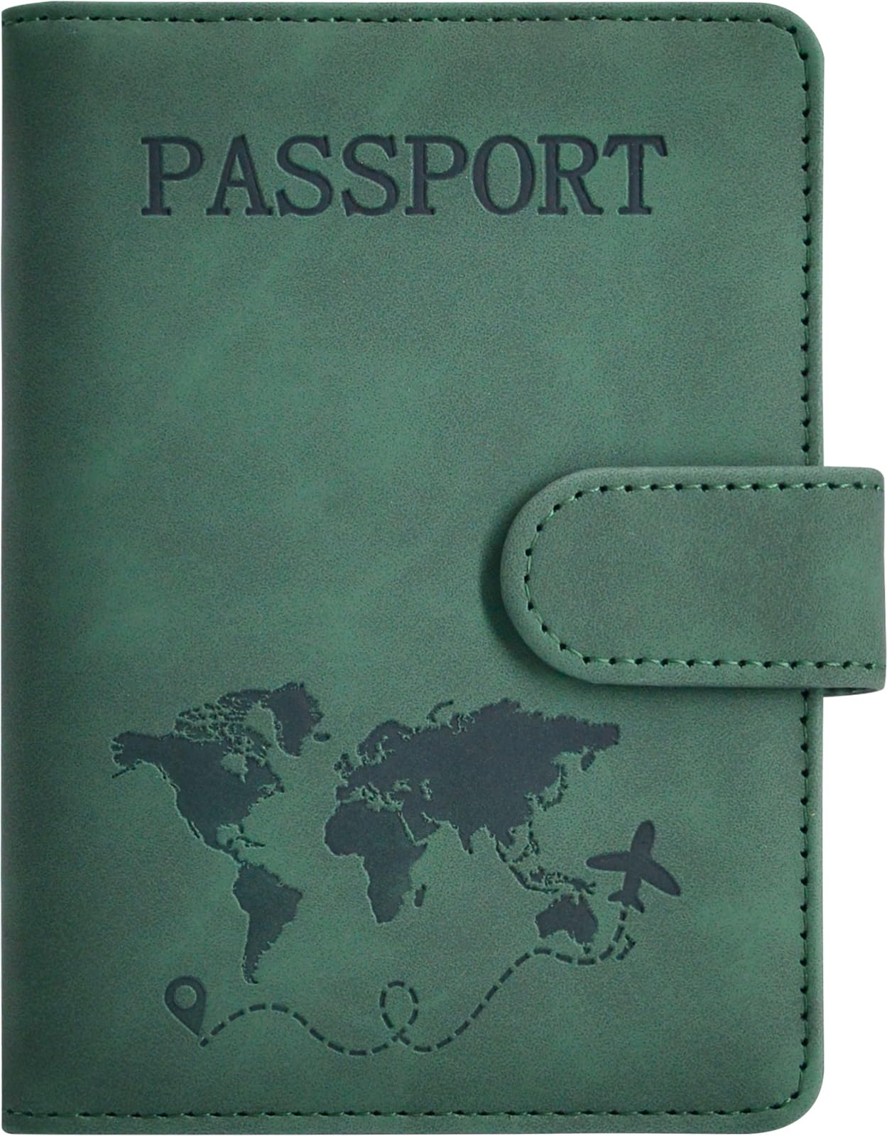 RFID Passport Holder Wallet with Card Slots Travel Cover