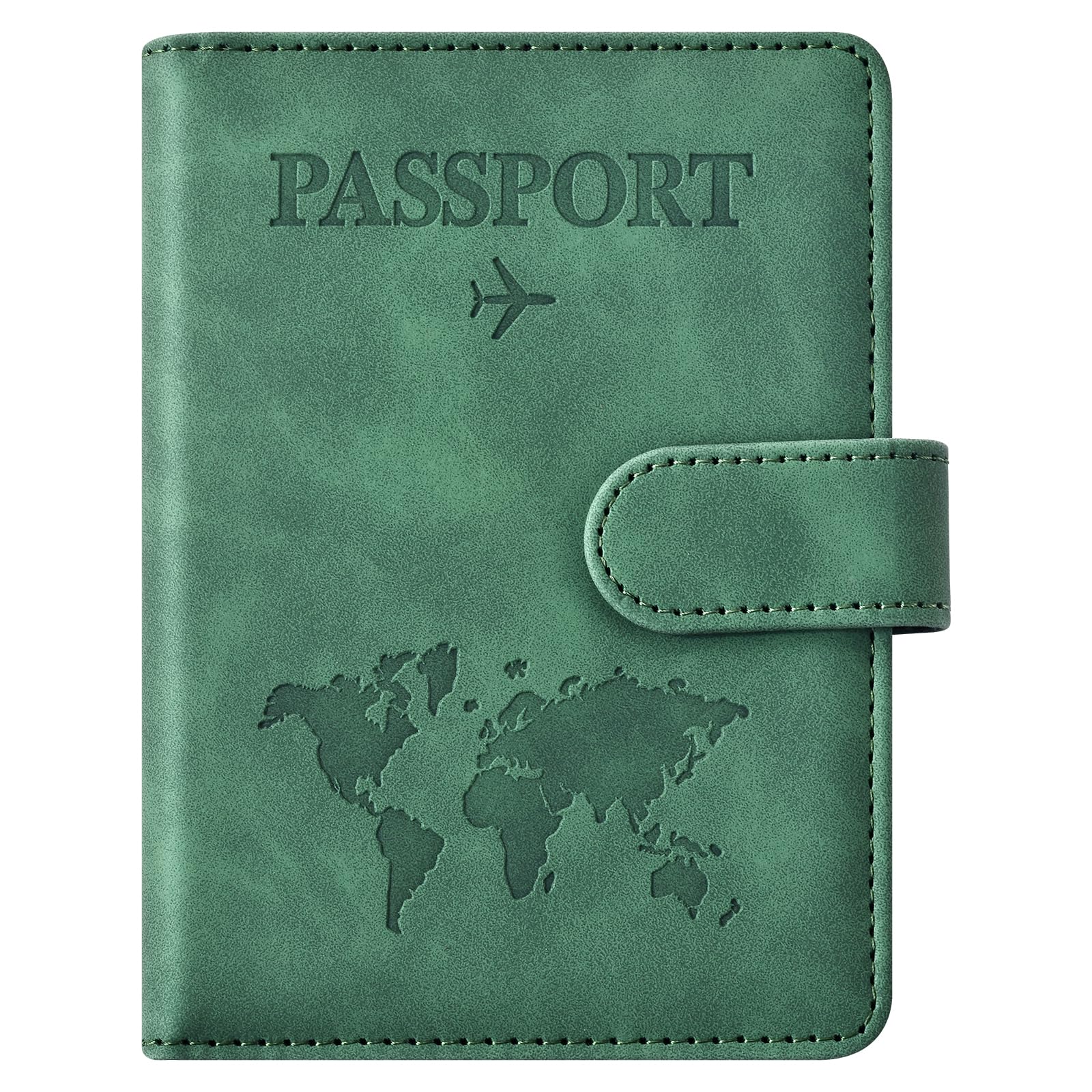 RFID Passport Holder with Magnetic Closure & Card Slots - Abbycart