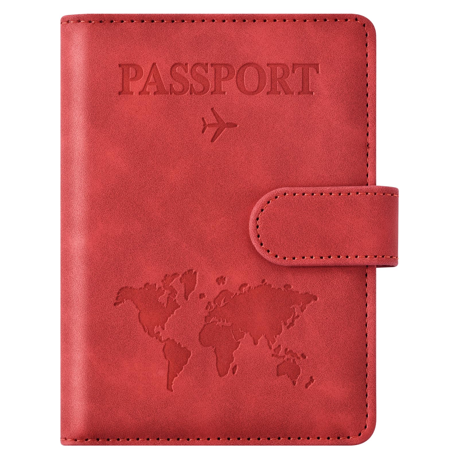 RFID Passport Holder with Magnetic Closure & Card Slots - Abbycart