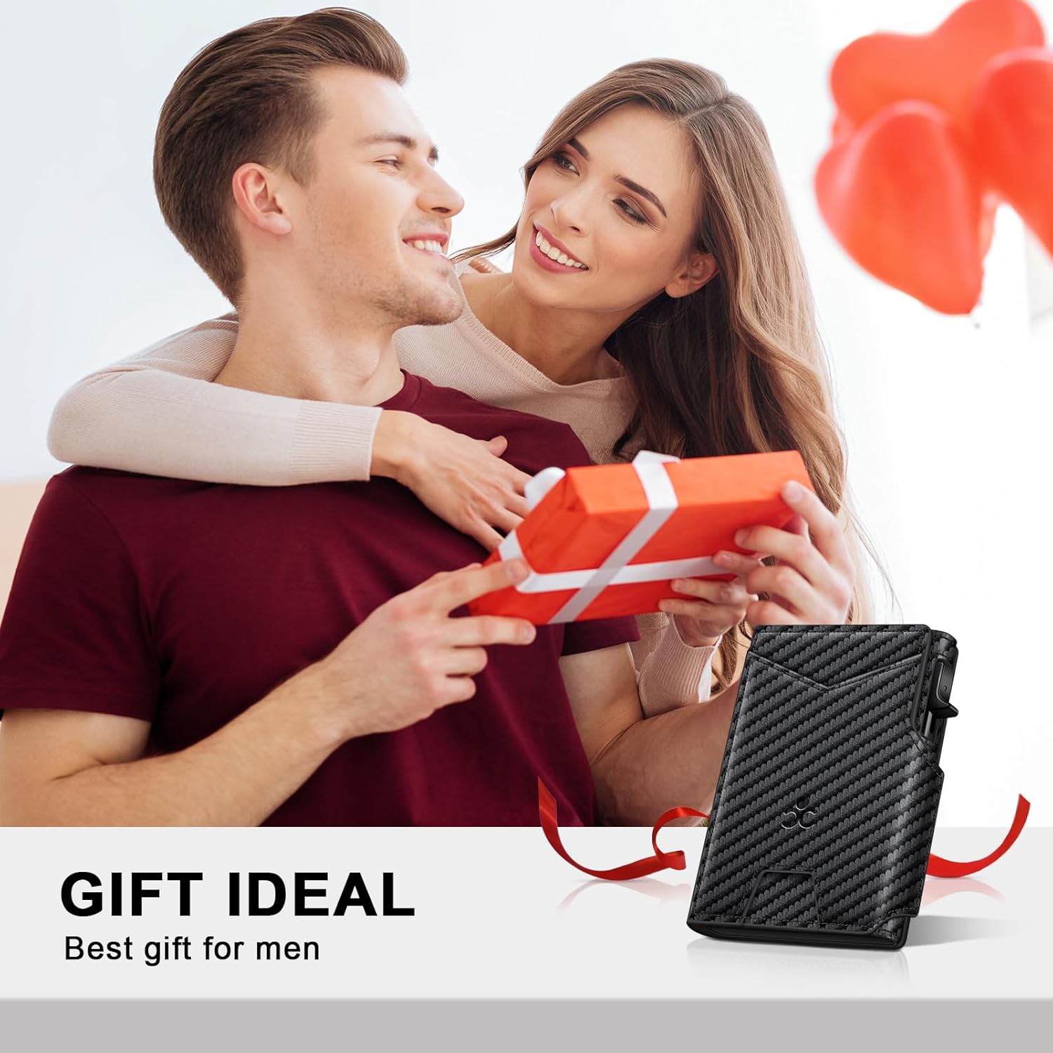 RFID Slim Wallet for Men with Pop - Up Card Holder & ID Slot - Abbycart