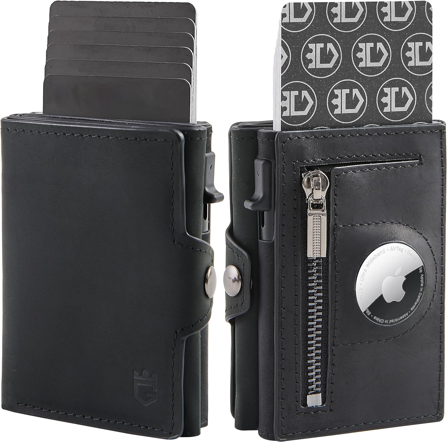 RFID Wallet for Men with AirTag Holder – Slim & Secure Design - Abbycart