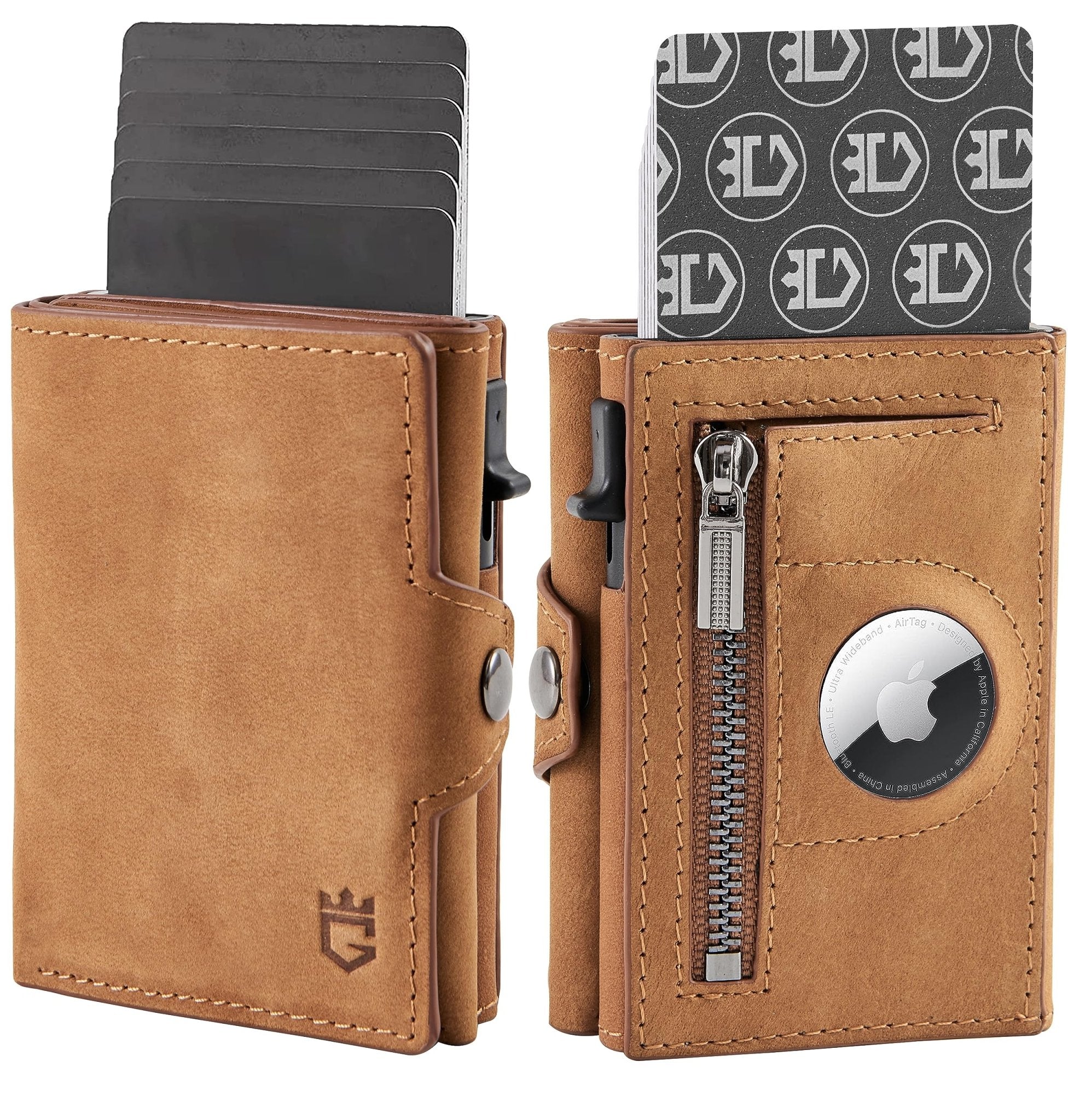 RFID Wallet for Men with AirTag Holder – Slim & Secure Design - Abbycart