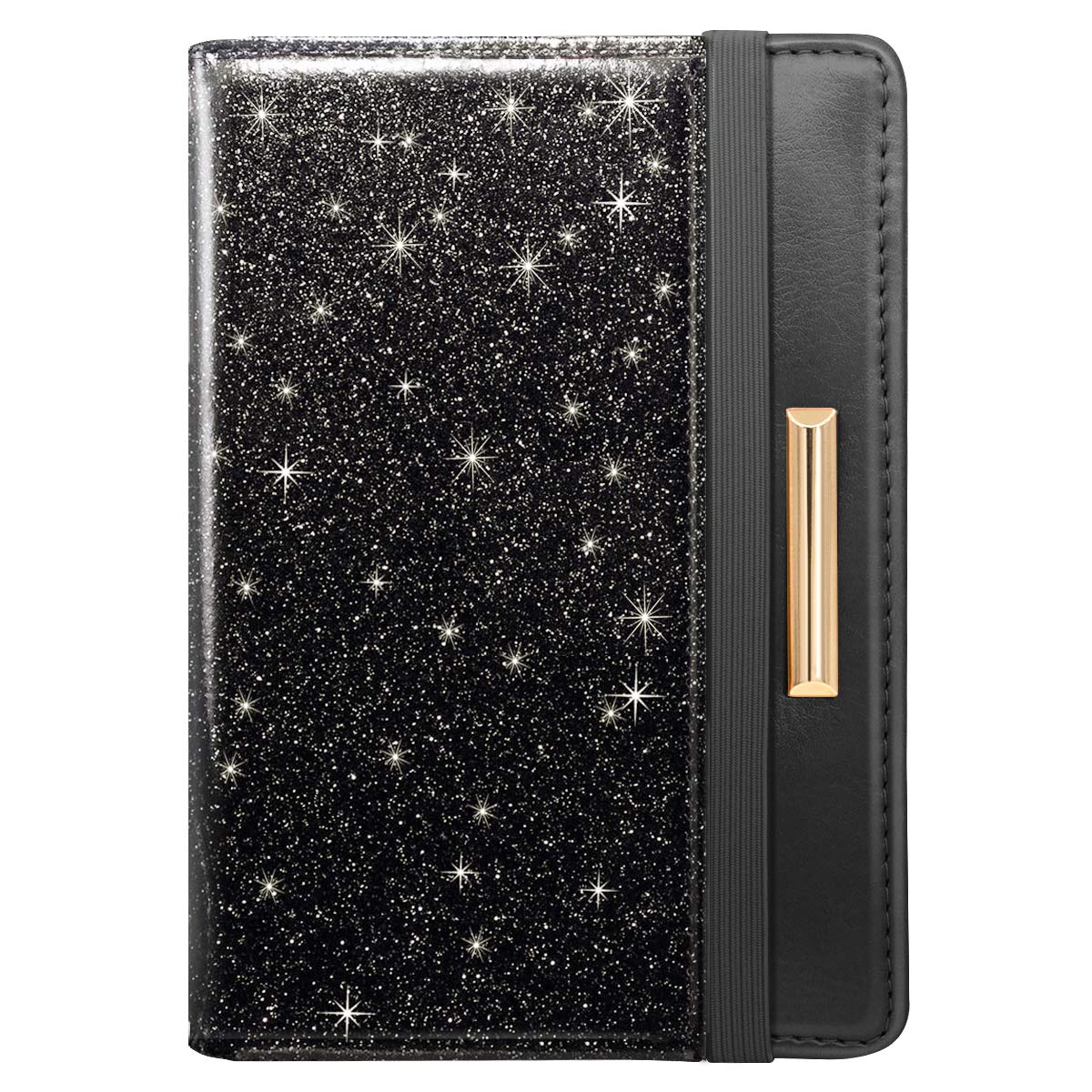 Rose Gold RFID Passport Holder for Women with Card Slots