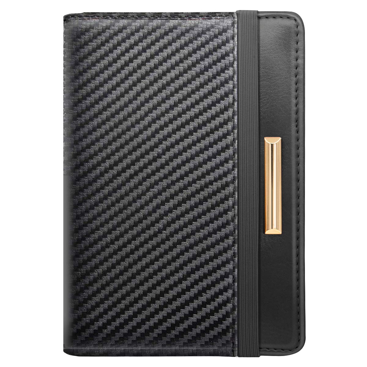 Rose Gold RFID Passport Holder for Women with Card Slots