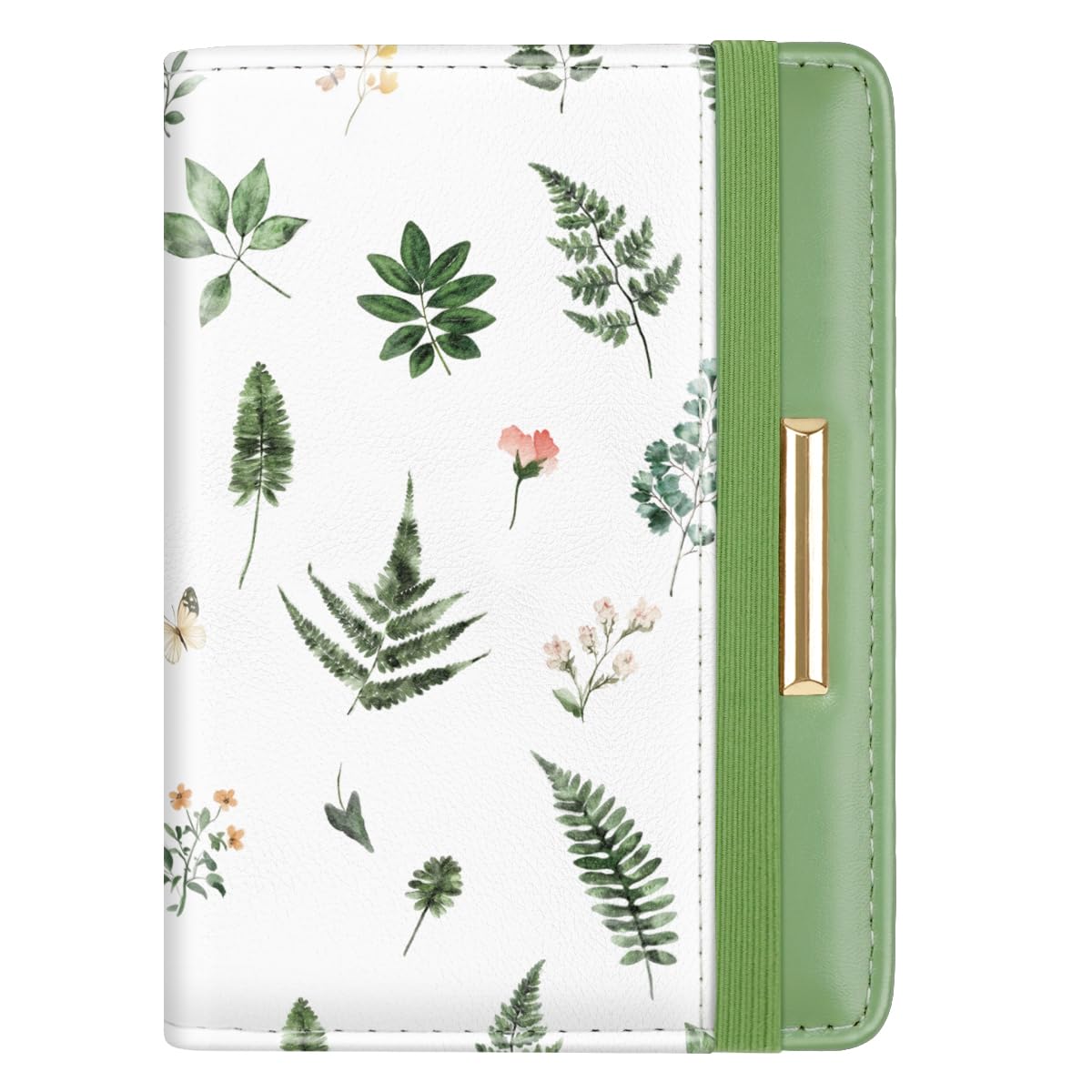 Rose Gold RFID Passport Holder for Women with Card Slots