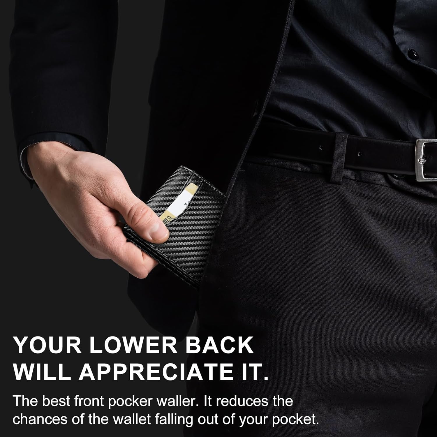 Slim AirTag Wallet for Men – RFID Blocking Minimalist Bifold - Abbycart