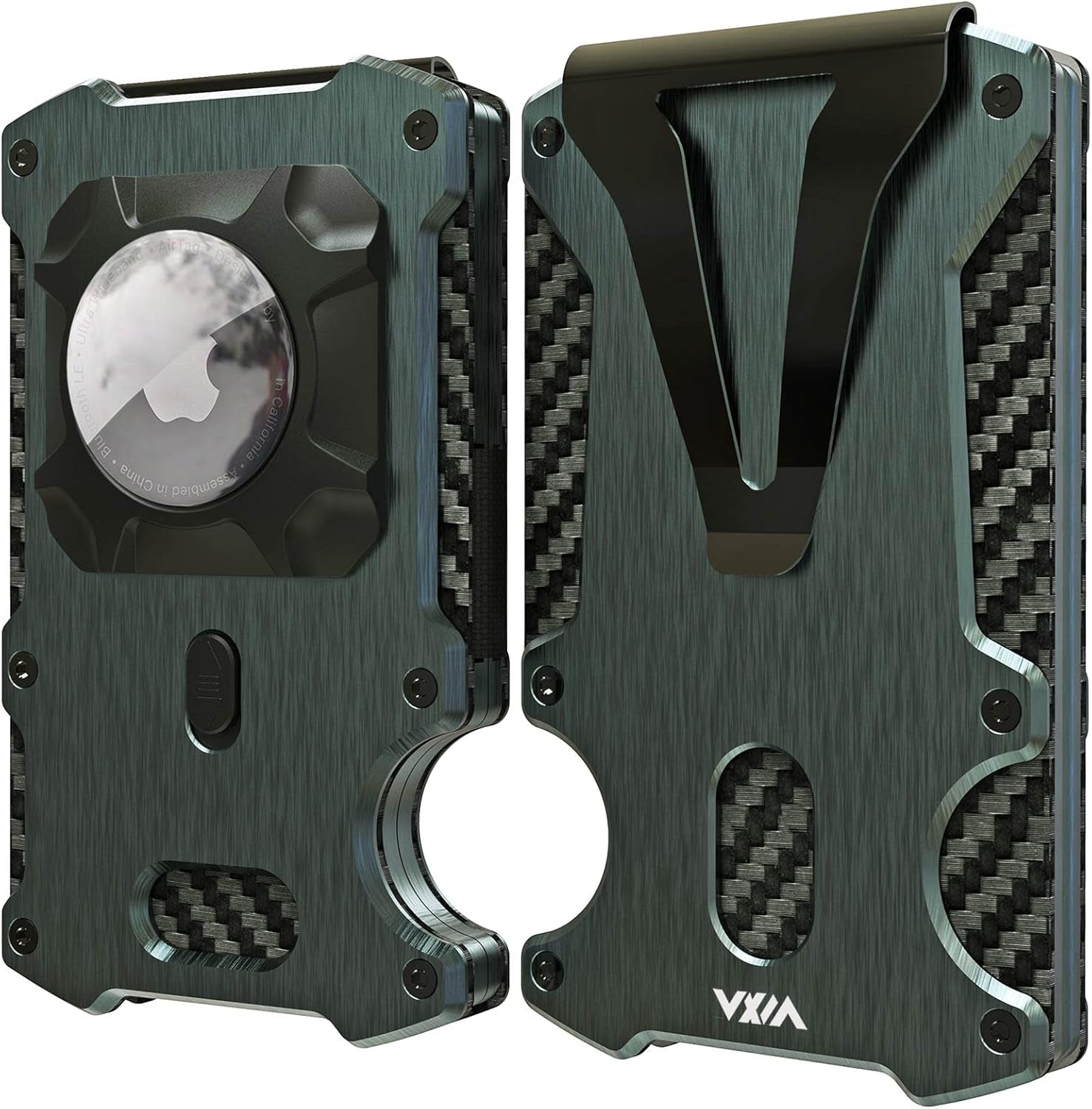 Slim Carbon Fiber Airtag Wallet for Men – RFID Blocking & Minimalist Design - Abbycart