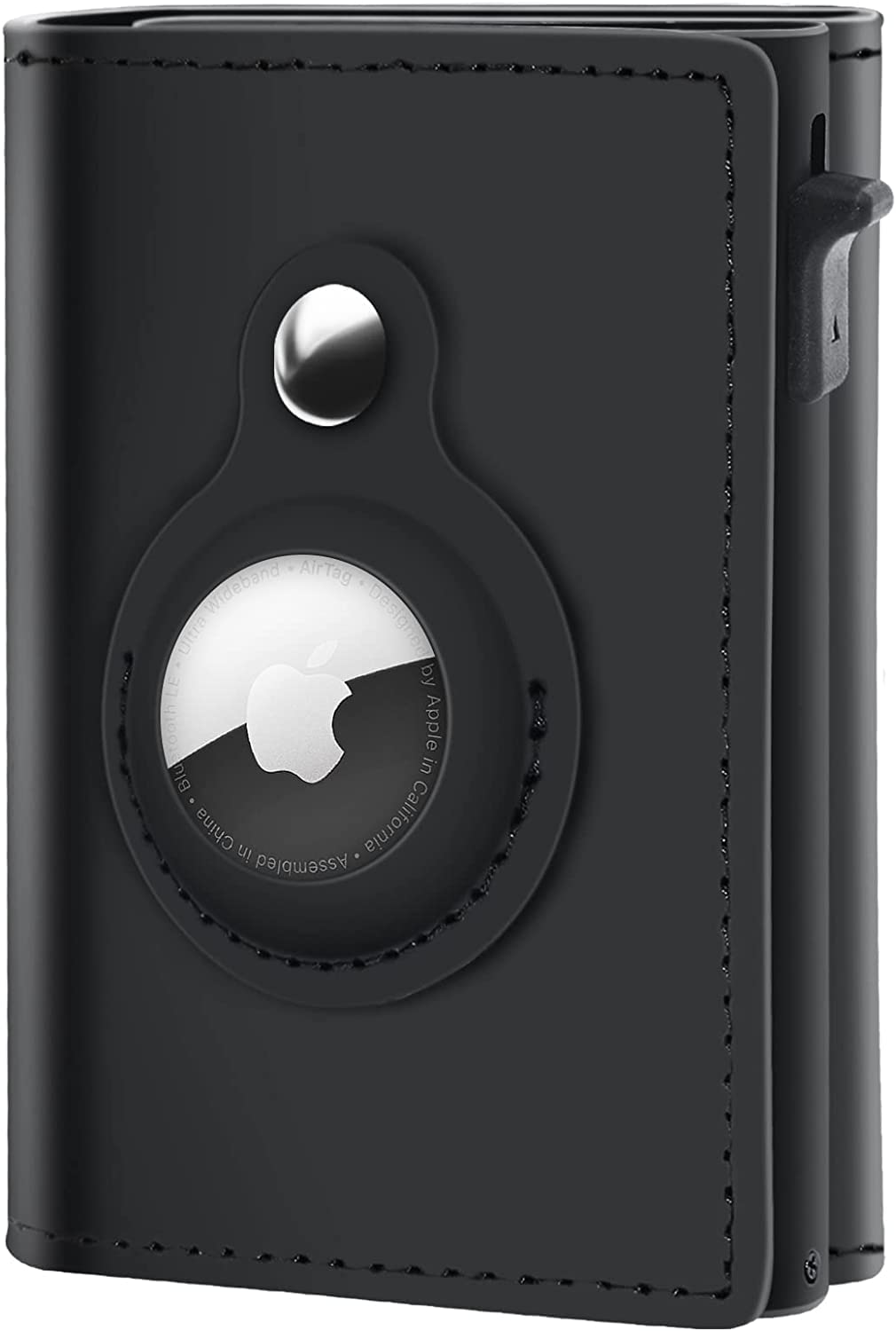 Slim Genuine Leather AirTag Wallet for Men with RFID Blocking - Abbycart