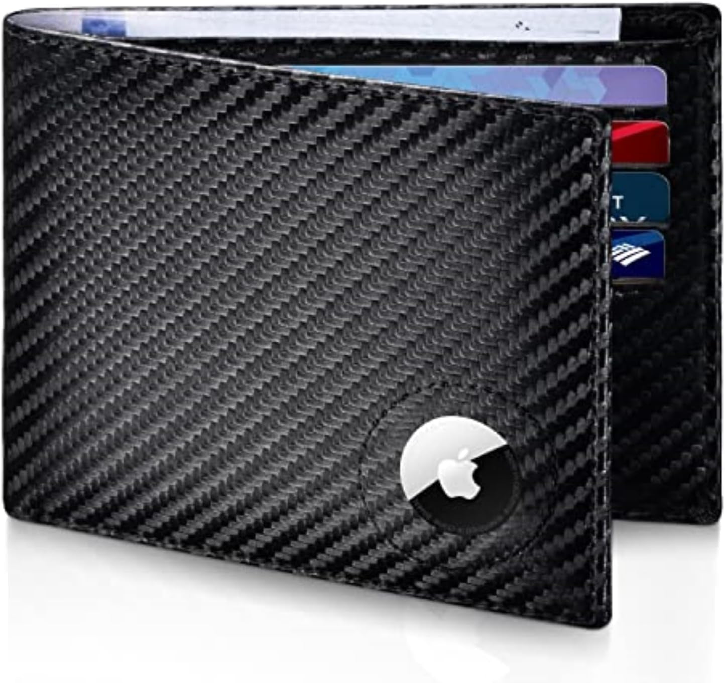 Slim Leather AirTag Wallet for Men – RFID Blocking Minimalist Design, Premium Leather Wallet with AirTag Holder, Perfect for Everyday Use - Abbycart