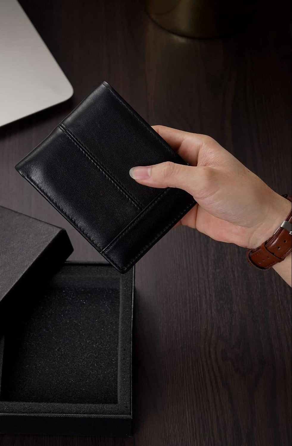 Slim Leather RFID Wallet for Men with 16 Card Slots - Abbycart