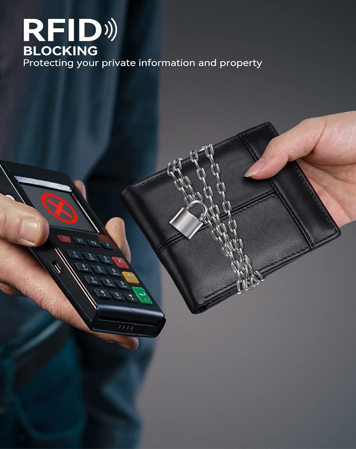 Slim Leather RFID Wallet for Men with 16 Card Slots - Abbycart