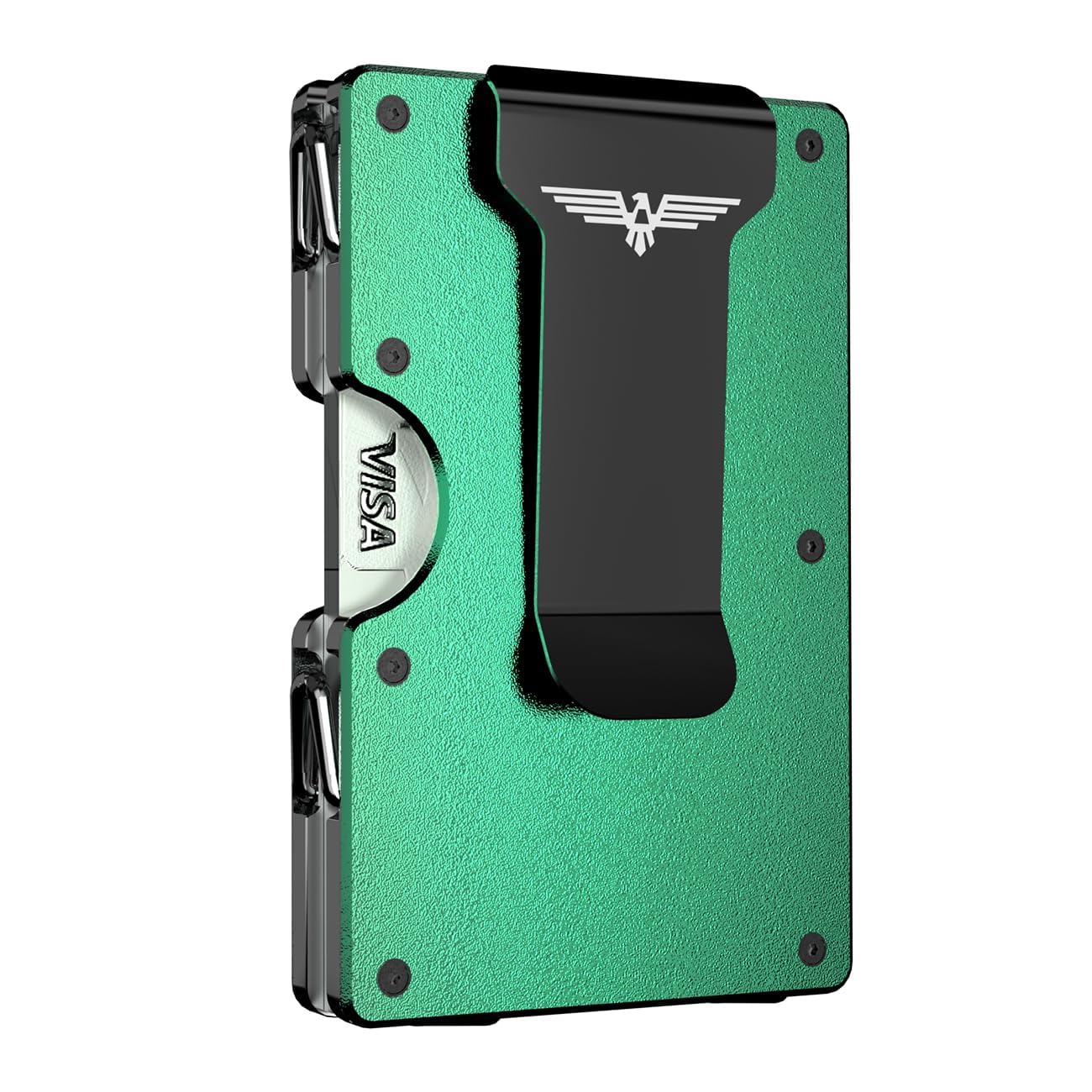 Slim Metal Wallet for Men RFID Blocking Card Holder 20 Cards