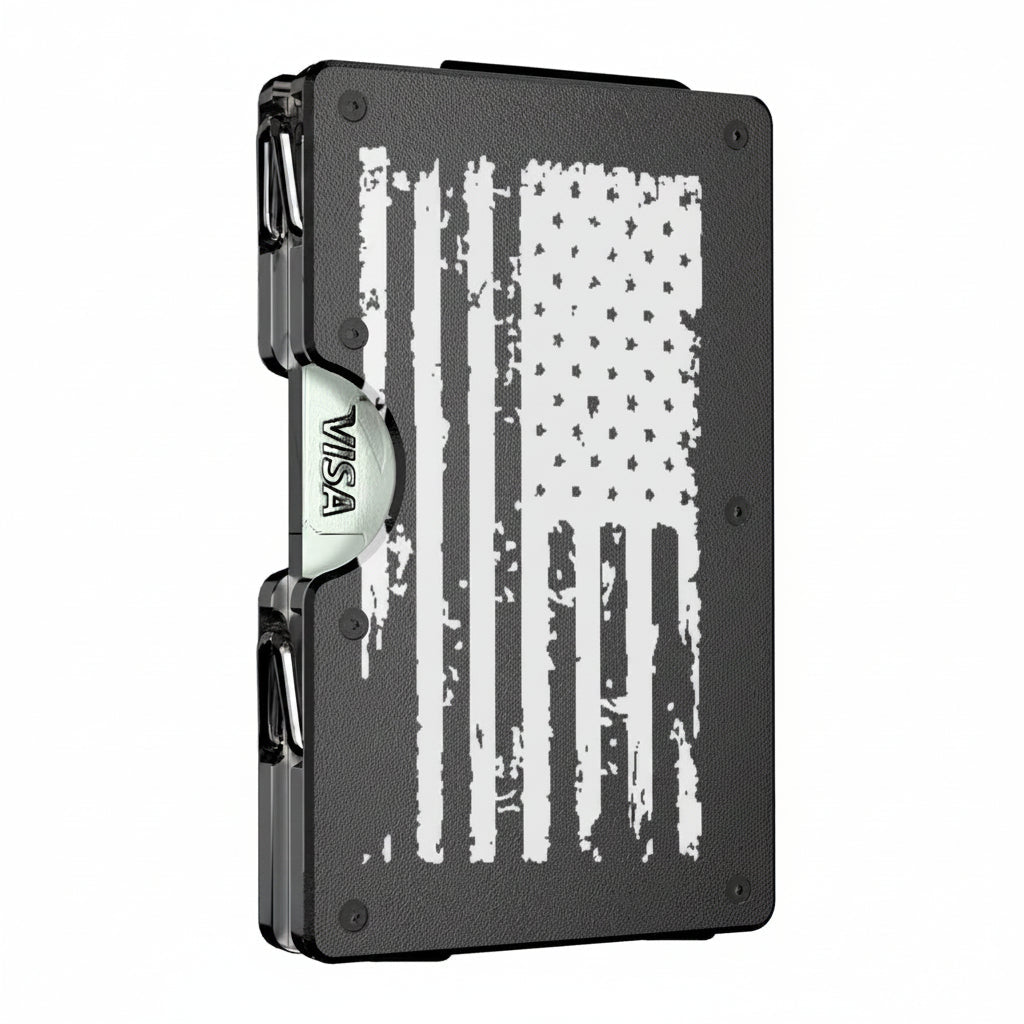 Slim Metal Wallet for Men RFID Blocking Card Holder 20 Cards