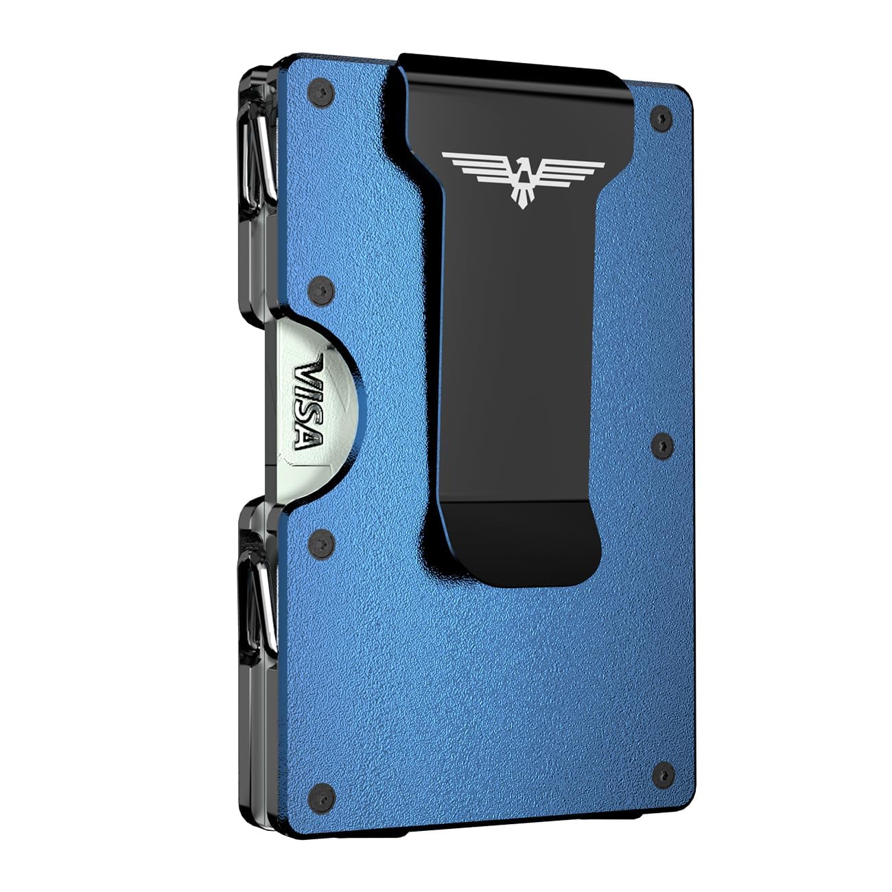 Slim Metal Wallet for Men RFID Blocking Card Holder 20 Cards